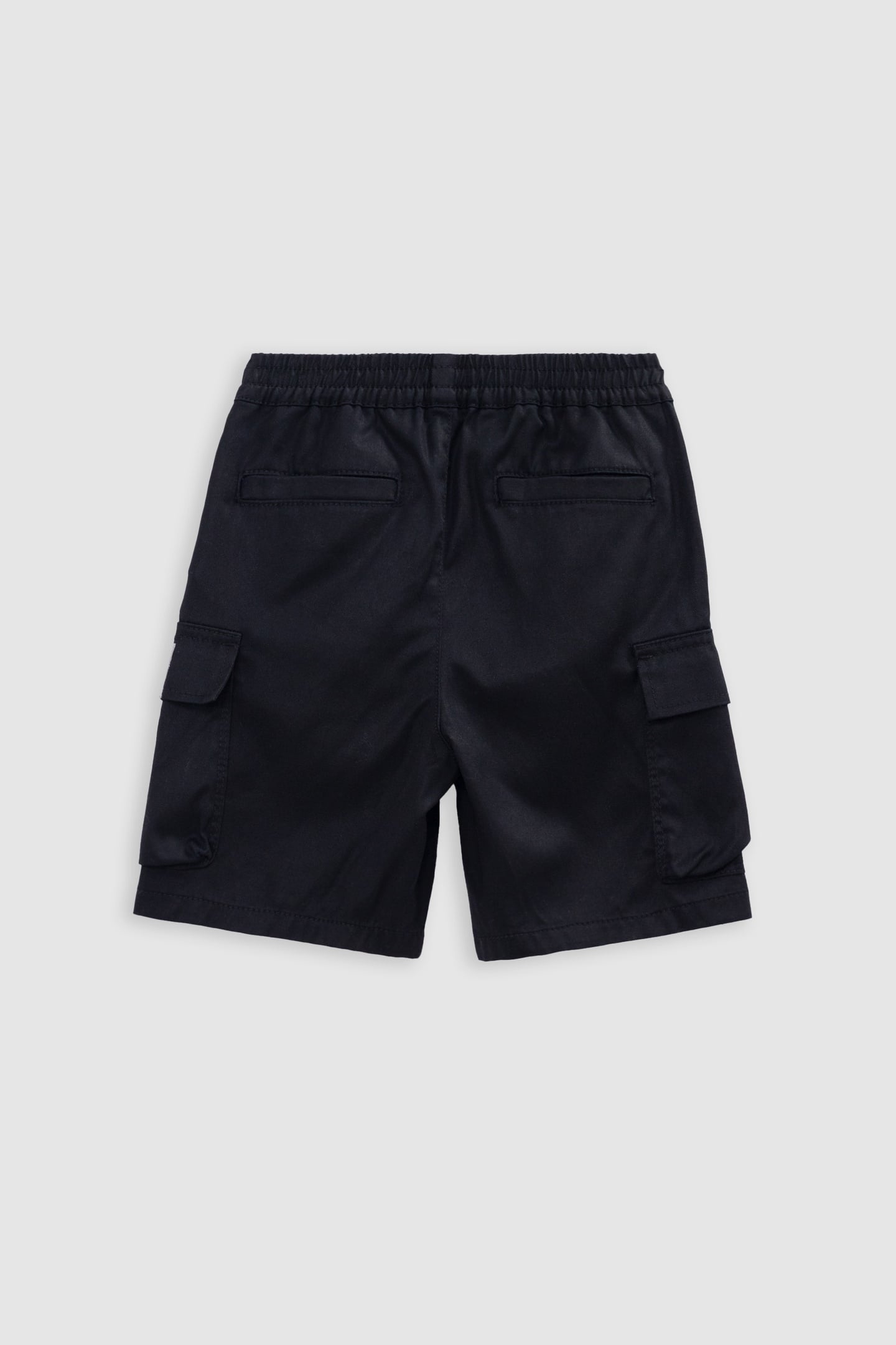 BERMUDA SHORTS JOGGER BLACK MIX LYOCELL 2