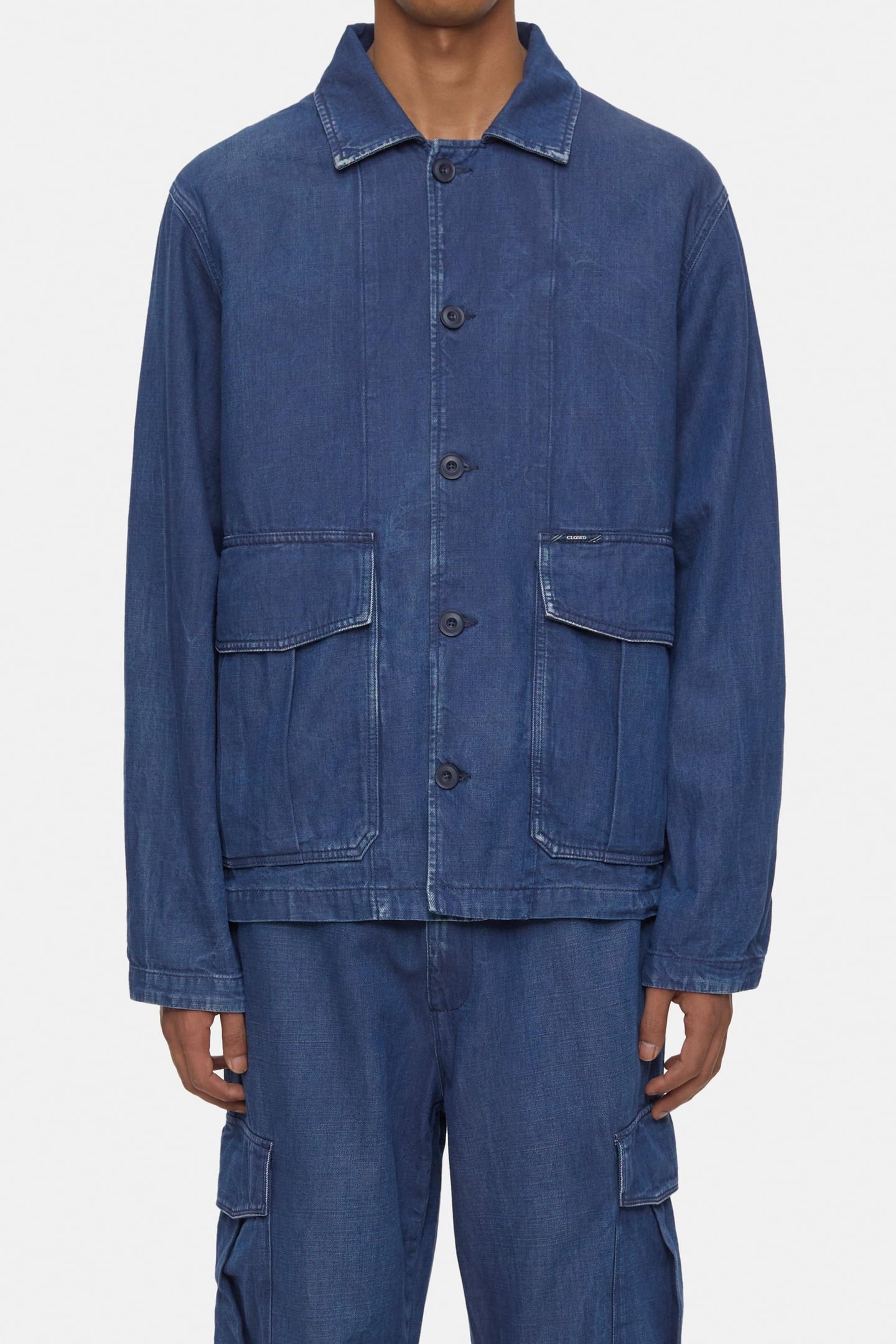 CARGO JACKET JACKETS & COATS DARK BLUE 1