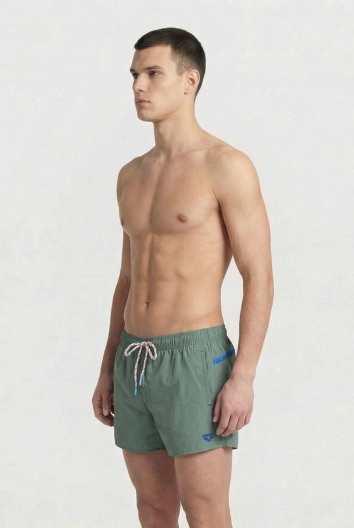 MEN'S ARENA PRO_FILE BEACH X-SHORT SAGE-ROYAL-JADE-GREEN QUA 3