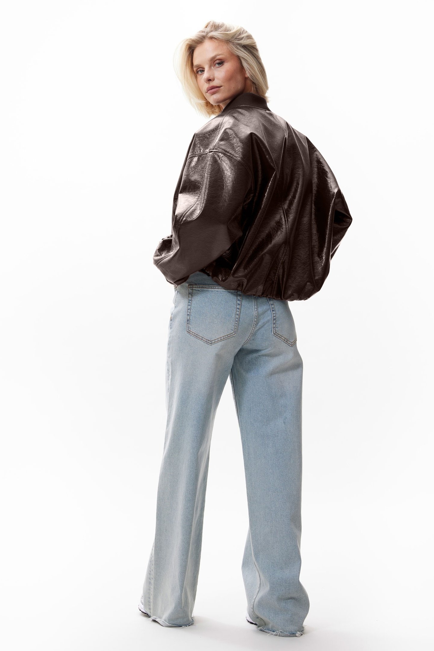 TUCK IN VARSITY JACKET SHAVED CHOCOLATE 3