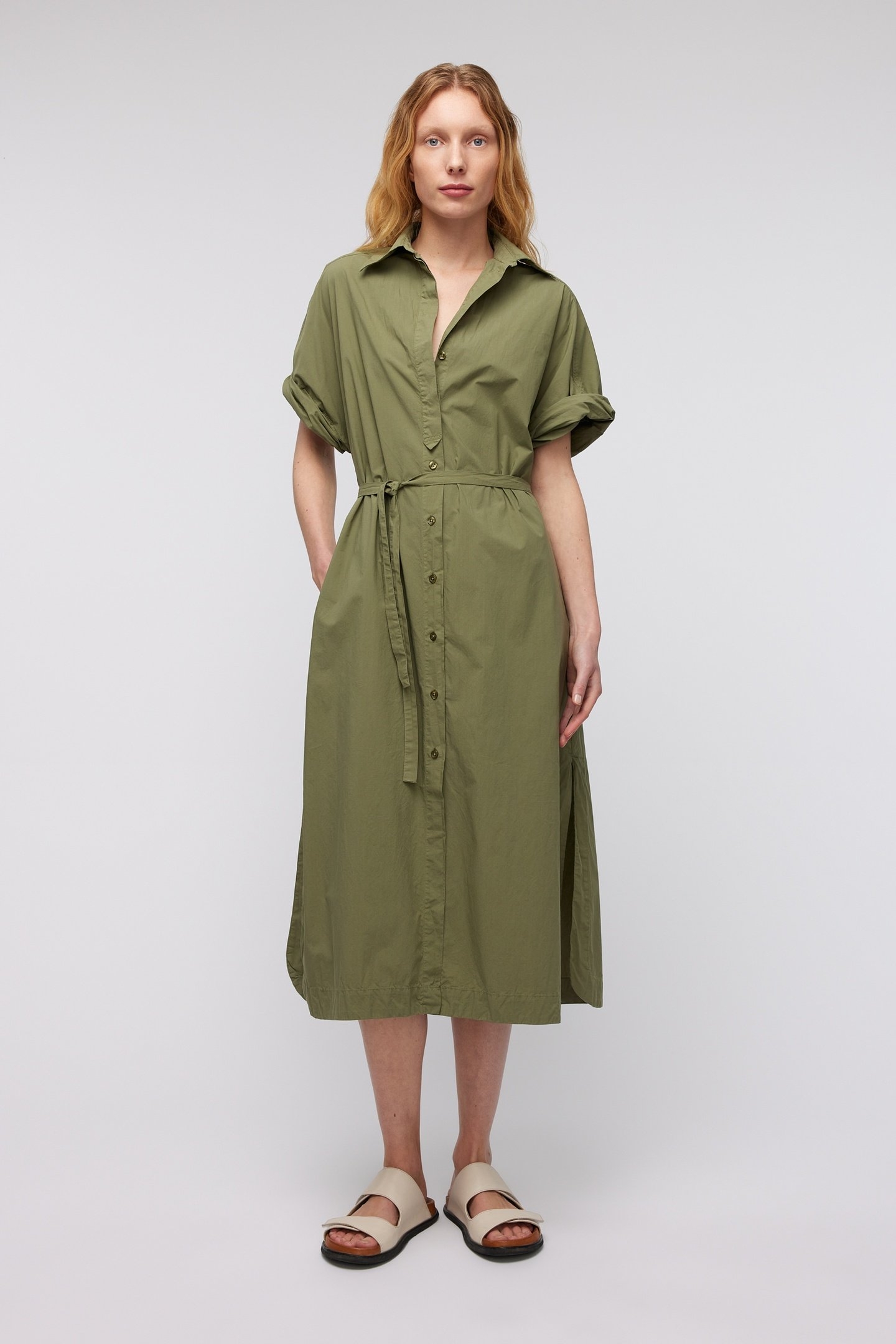 LISETTE DRESS OLIVE 1