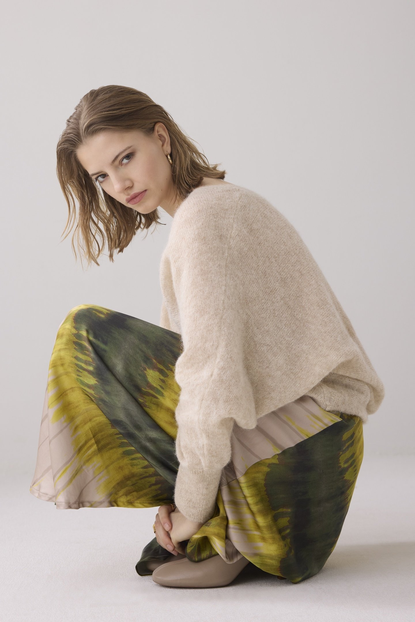 SKIRT TIE DYE STRIPE HEAVY MULTICOLOUR 4