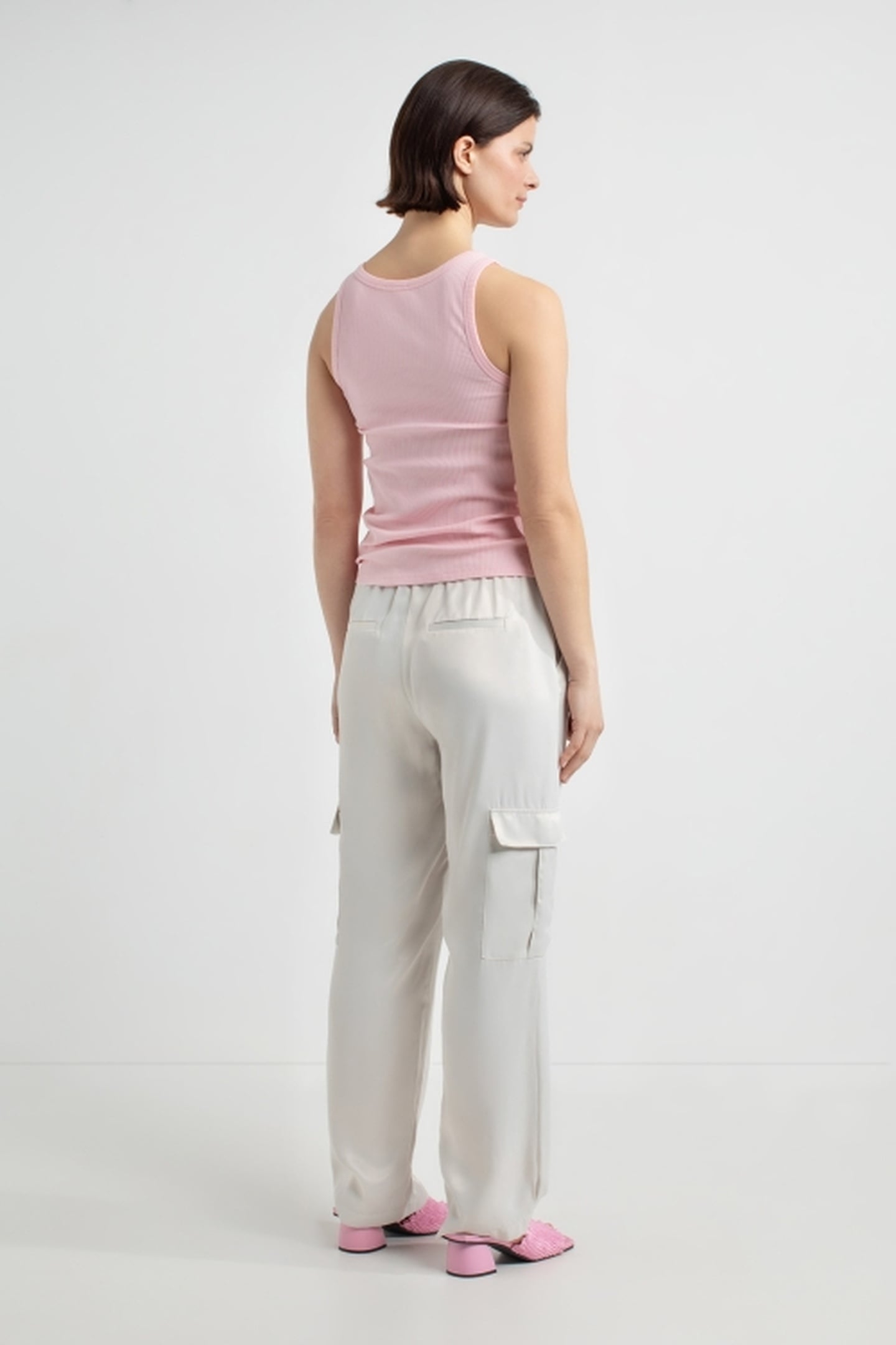 DOUTZEN TANK TOP LIGHT PINK 4