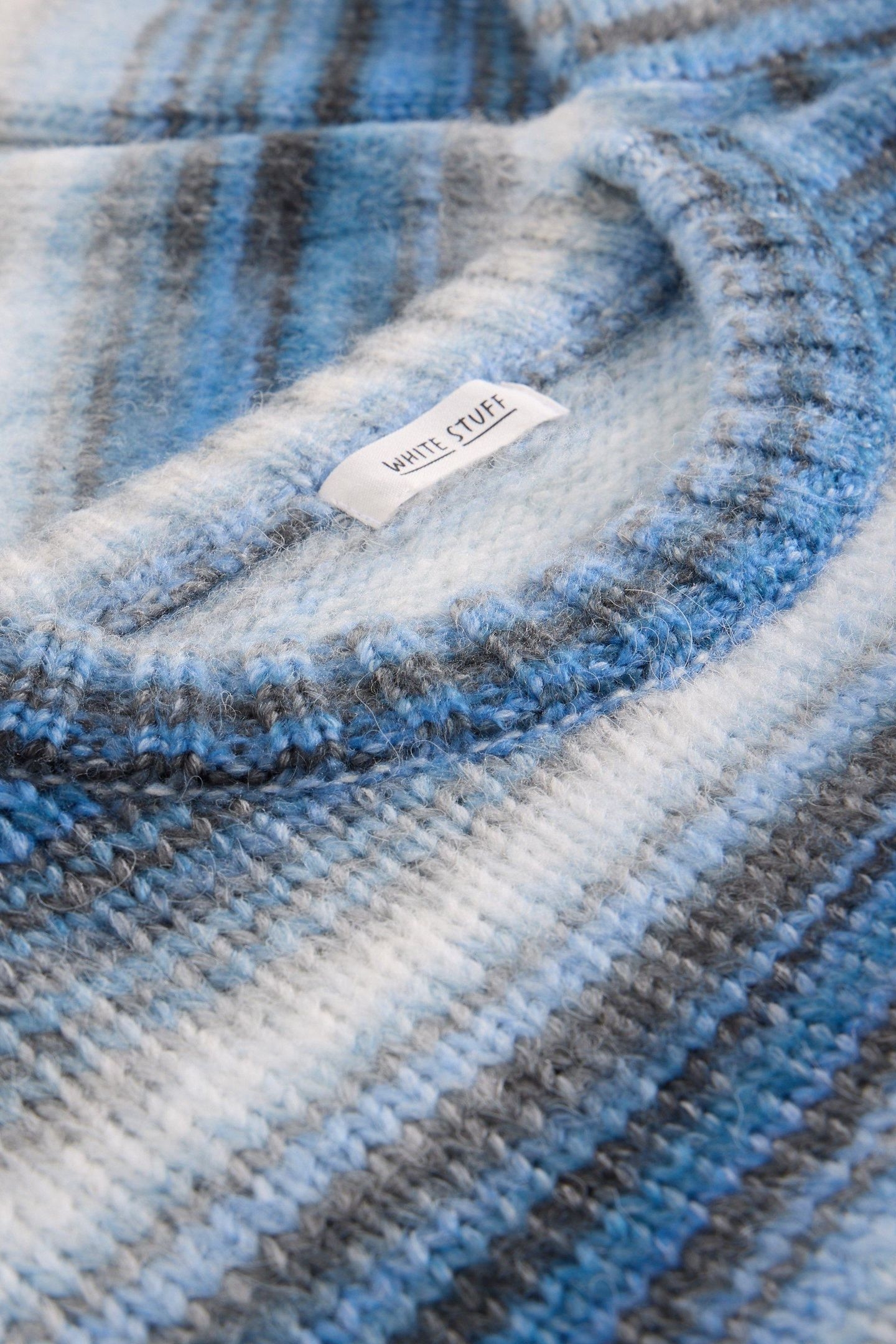 SABRINA SPACEDYE JUMPER BLUE MULTI 4