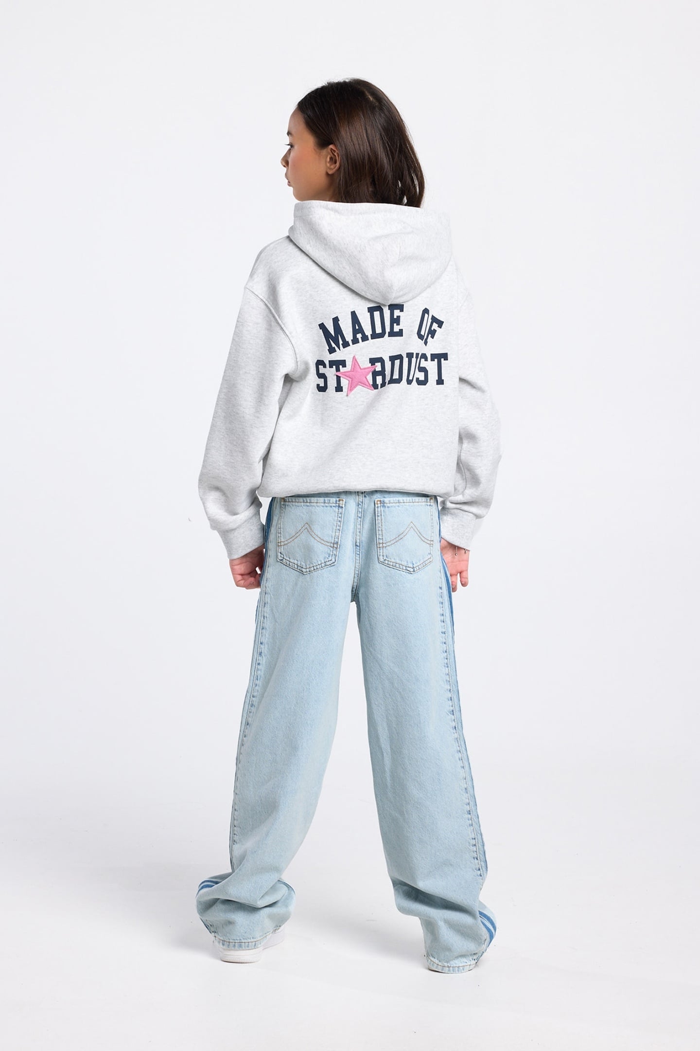 SISSY HOOD JR LIGHT GREY MELANGE 2