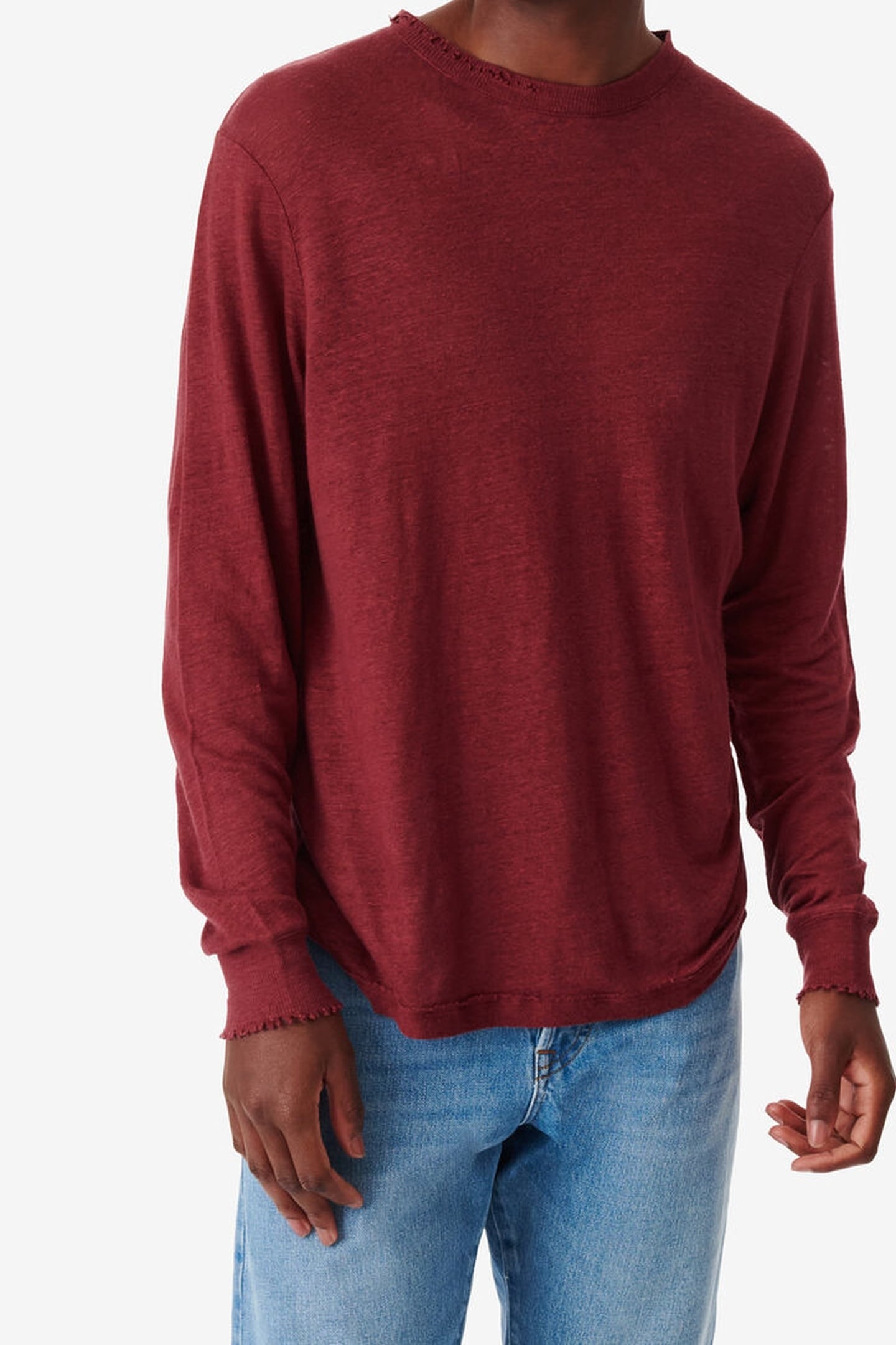 ARONA T-SHIRT BORDEAUX 1