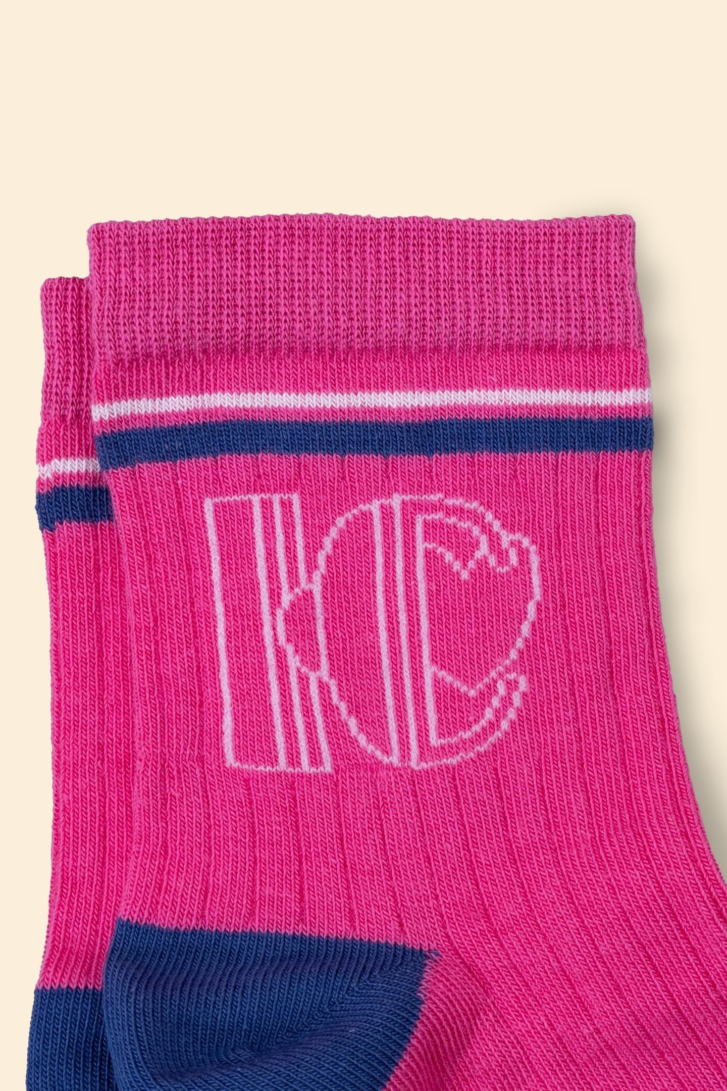 WHITE, BLUE, AND PINK SOCKS INDIGO 6