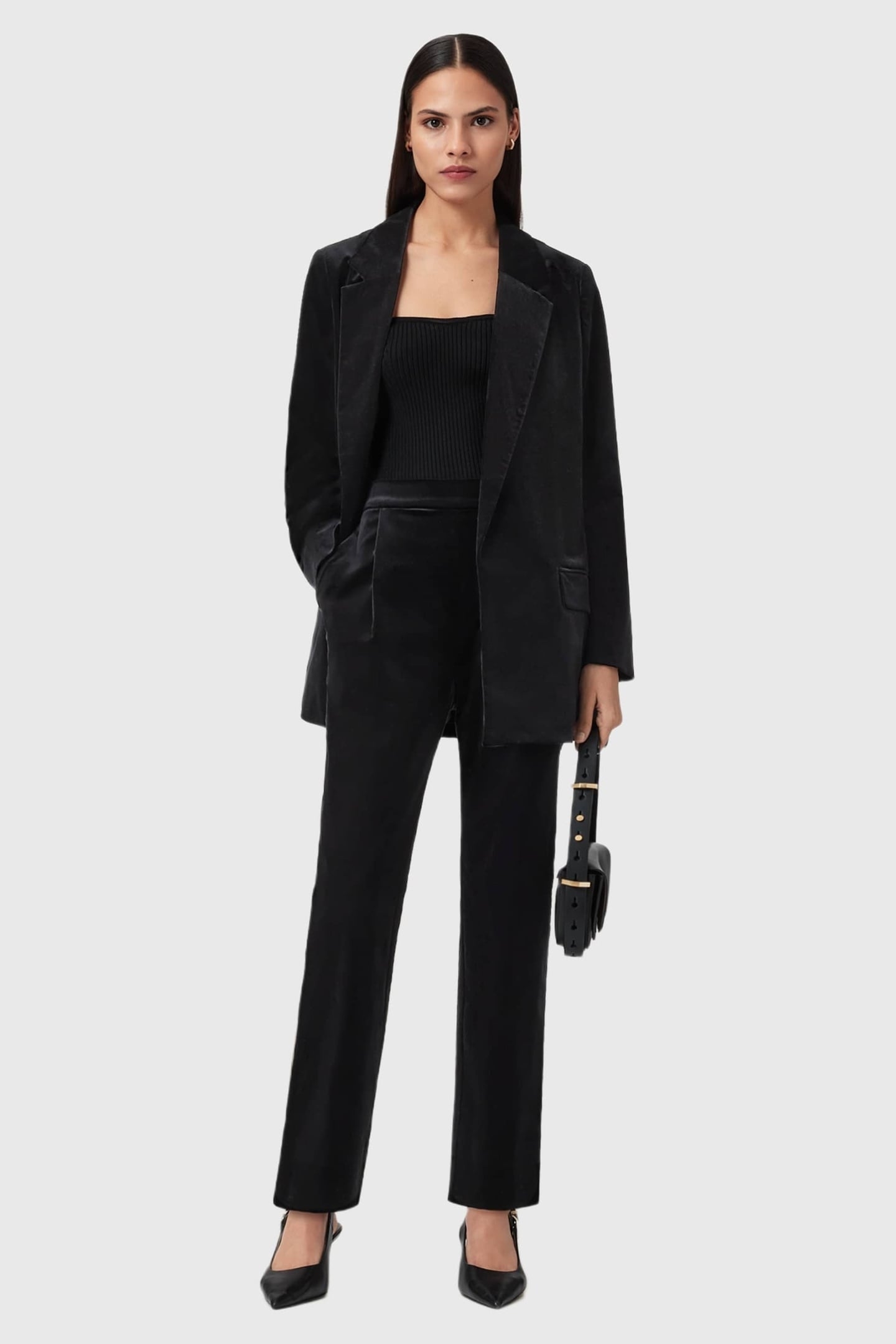 ALEIDA VEL TROUSER BLACK 3