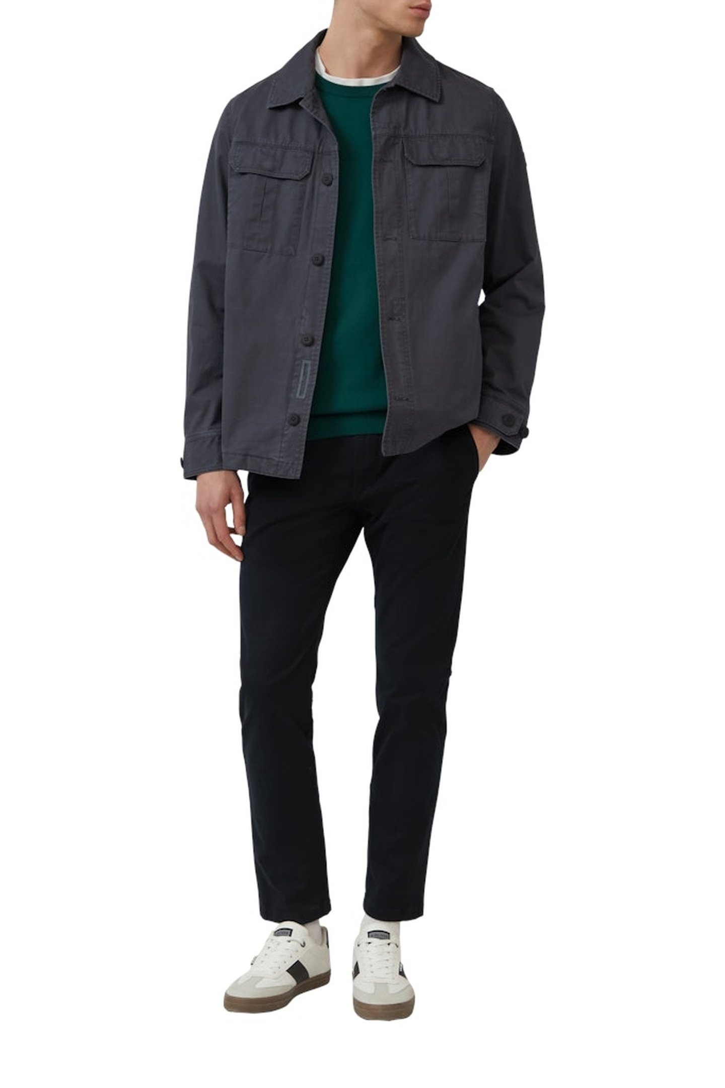 S.OLIVER PULLOVER GREEN-DARK 2