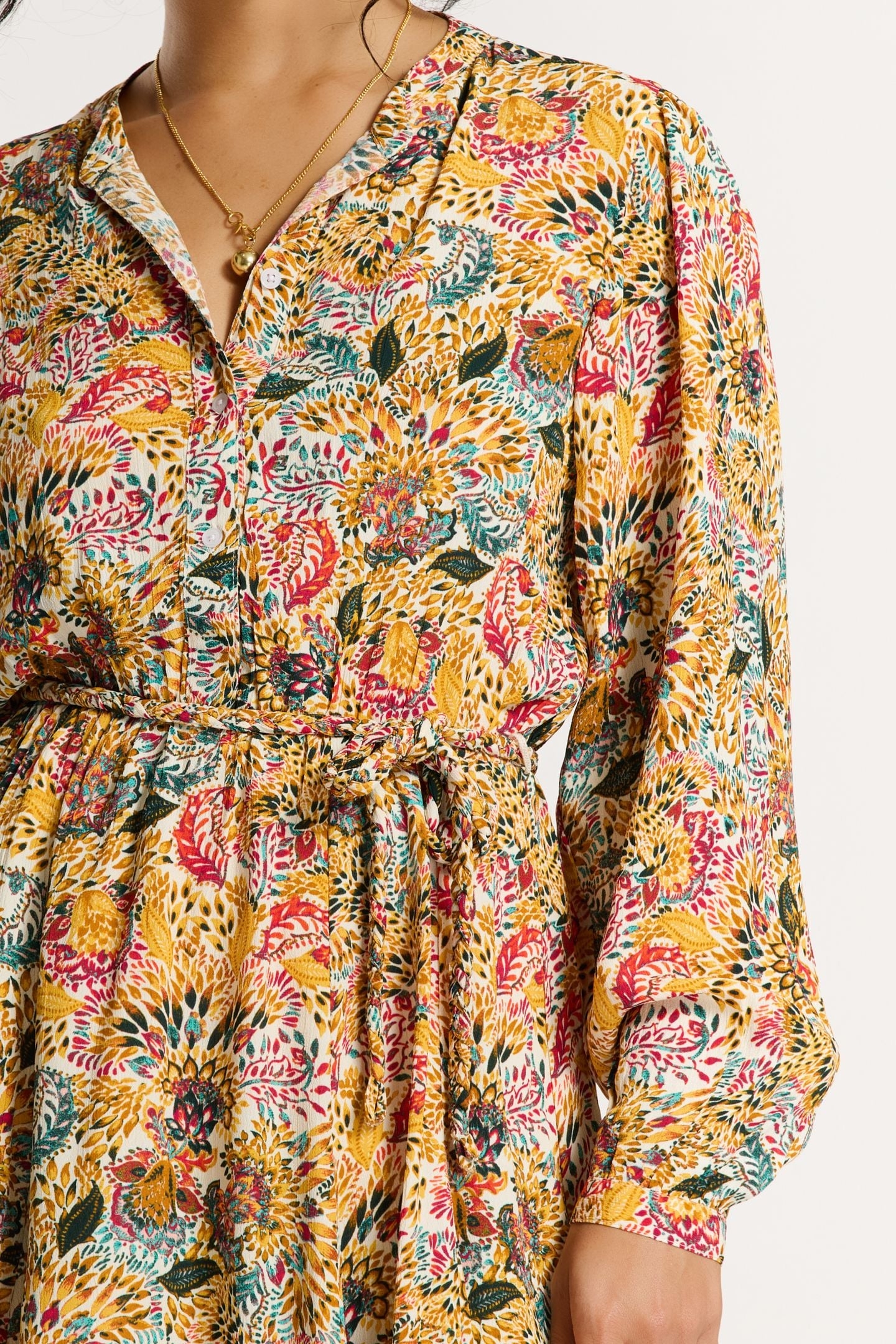 JOSETTE DRESS PAISLEY MULTICOLOUR PAISLEY 8