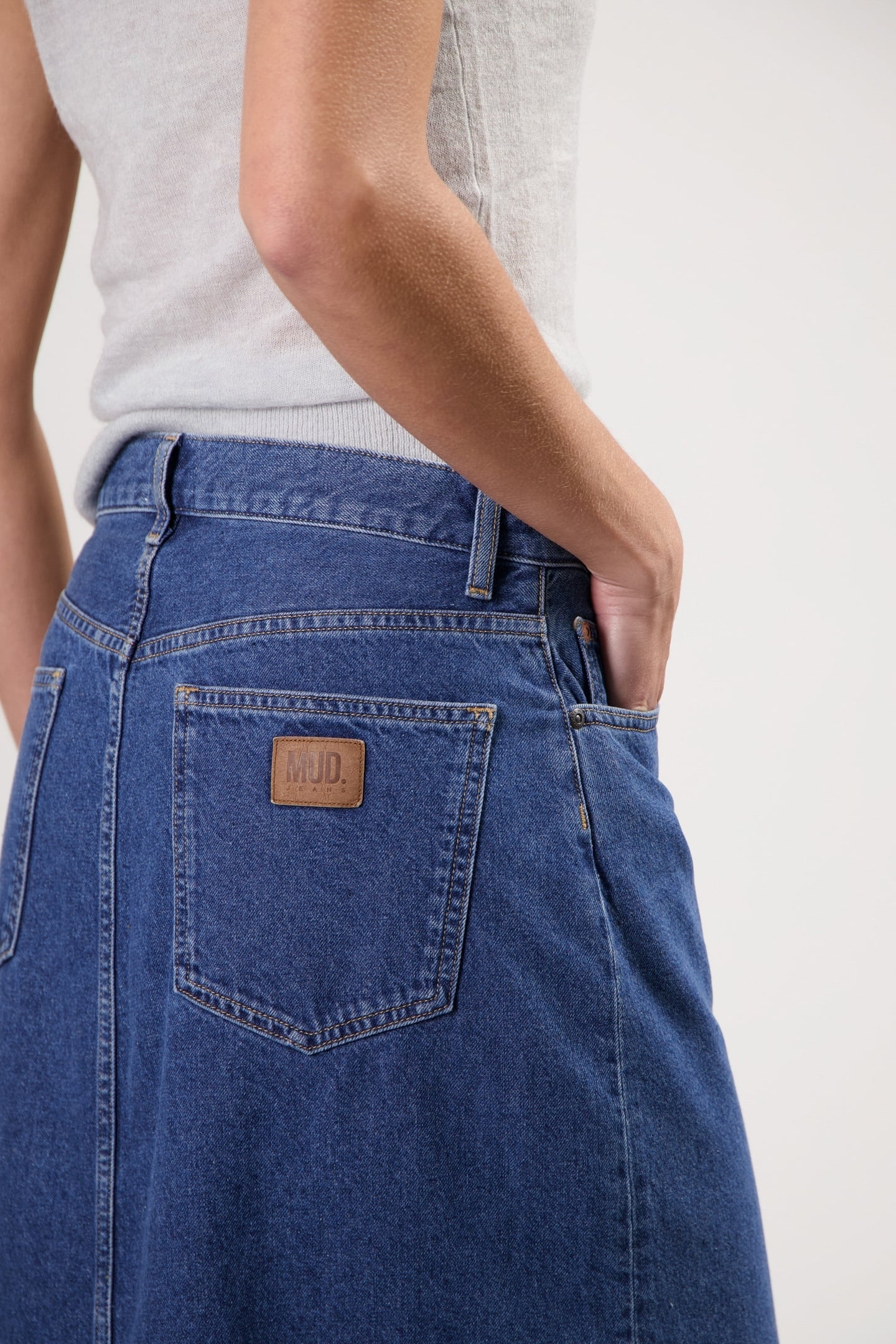 LENA LONG SKIRT MEDIUM STONE 5