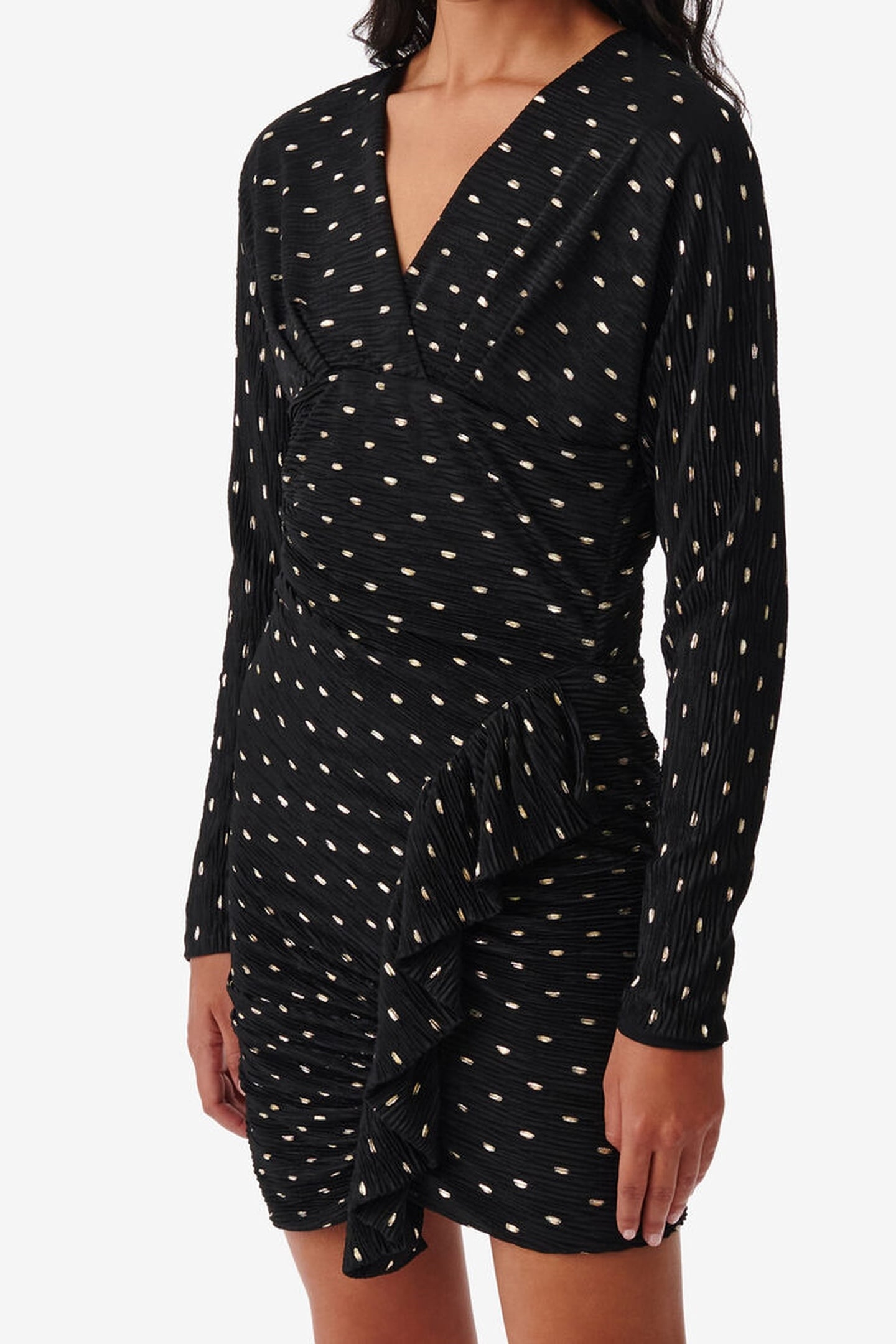 ROHANA DRESS BLACK/GOLD 1