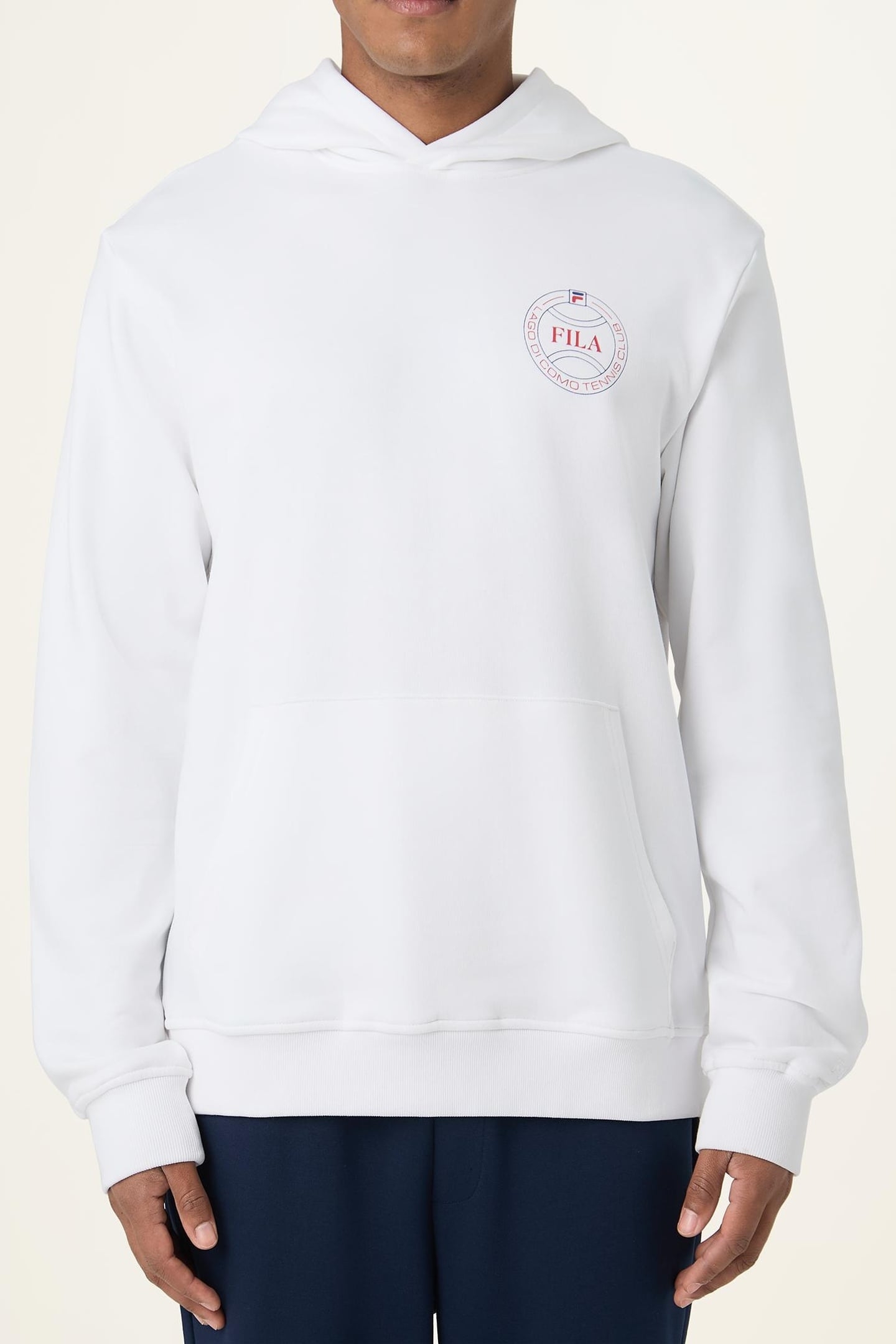 PARELLA RELAXED GRAPHIC HOODIE BRIGHT WHITE 1