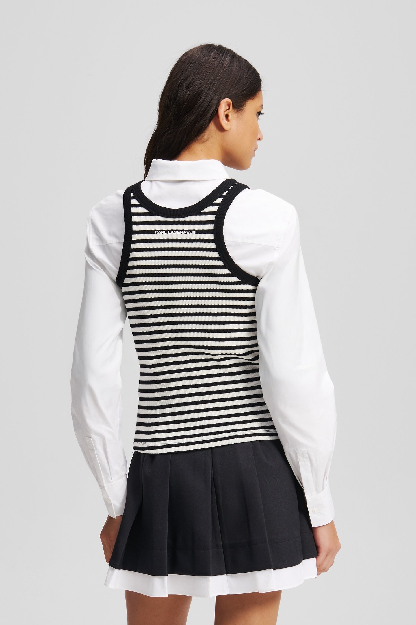 CANNOLI CREAM-BLACK IKON RIBBED TANK 3