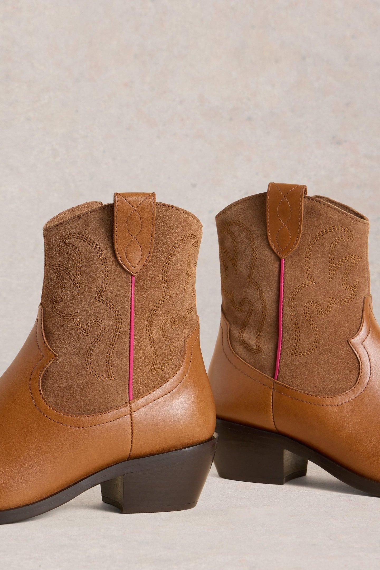 BEAU WESTERN BOOT MID TAN 2