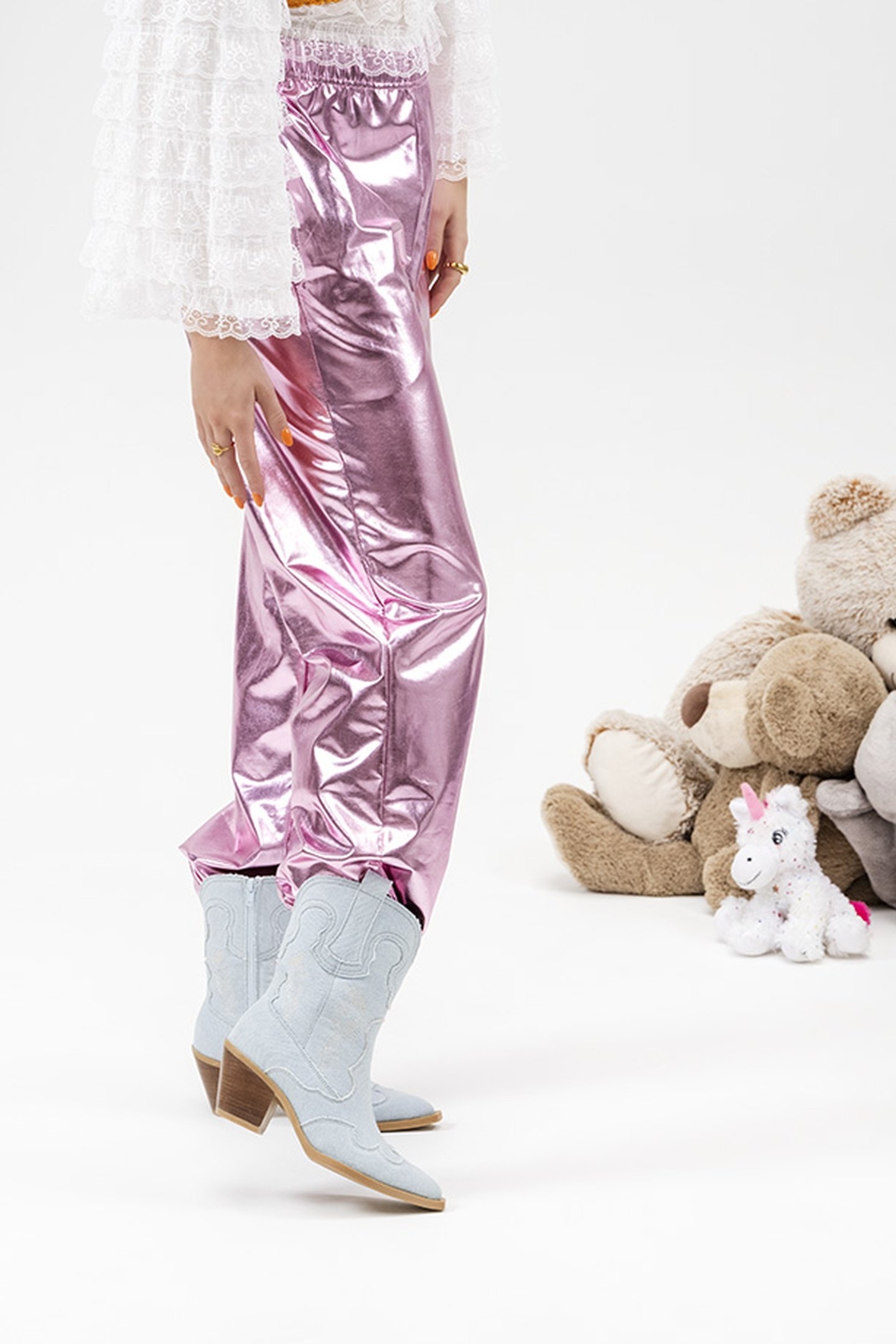 SILVI DENIM WESTERN SHOES LT. JEANS 4