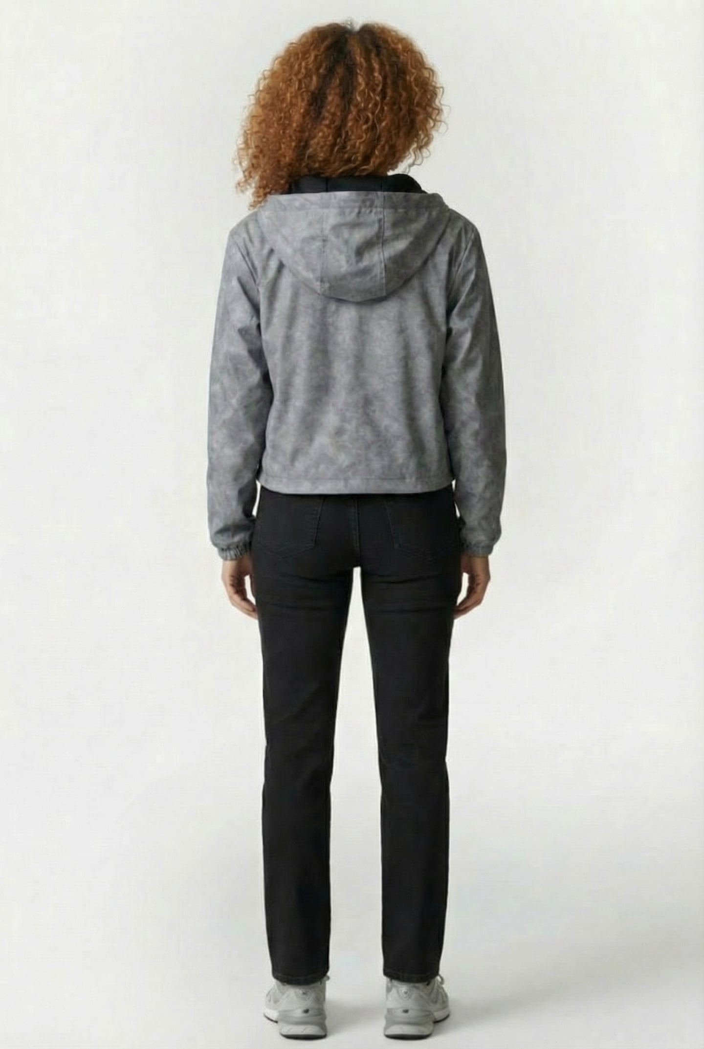 LOHJA SHORT INSULATED JACKET W3T1 DISTRESSED GREY UNISEX 3