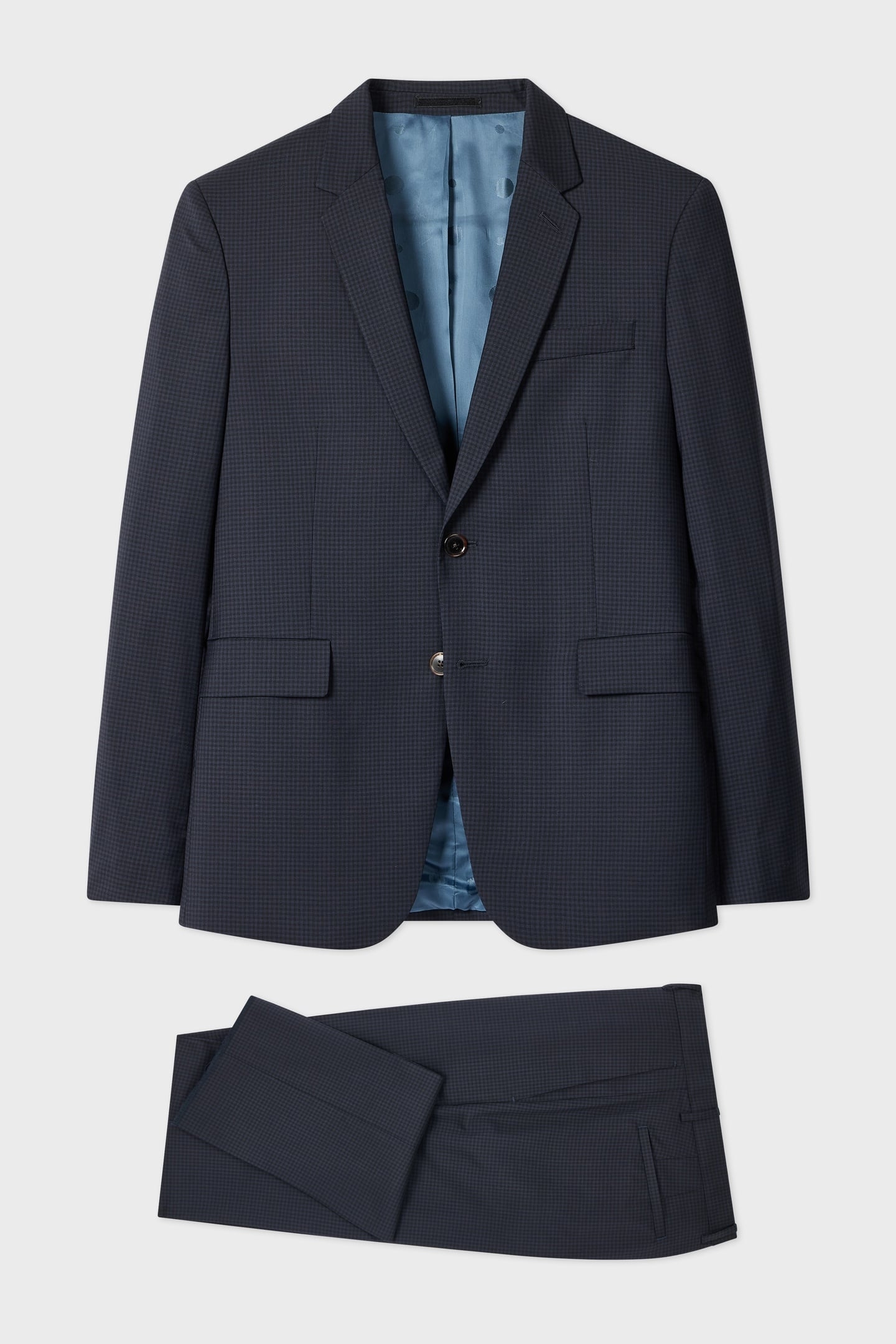 SLIM FIT 2 BUTTON SUIT VERY DARK NAVY 1