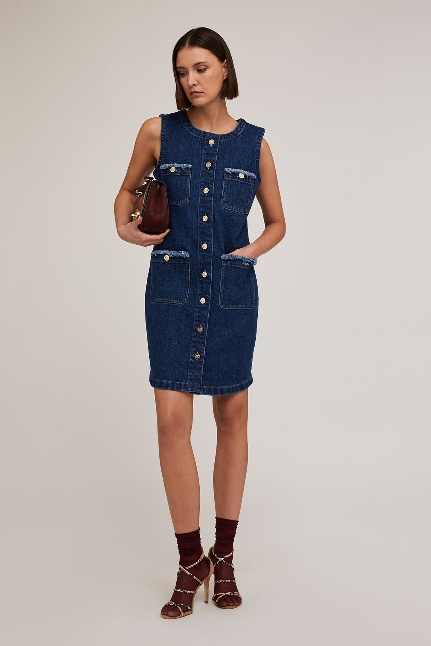 DENIM CHEMISIER DRESS BLUE 3