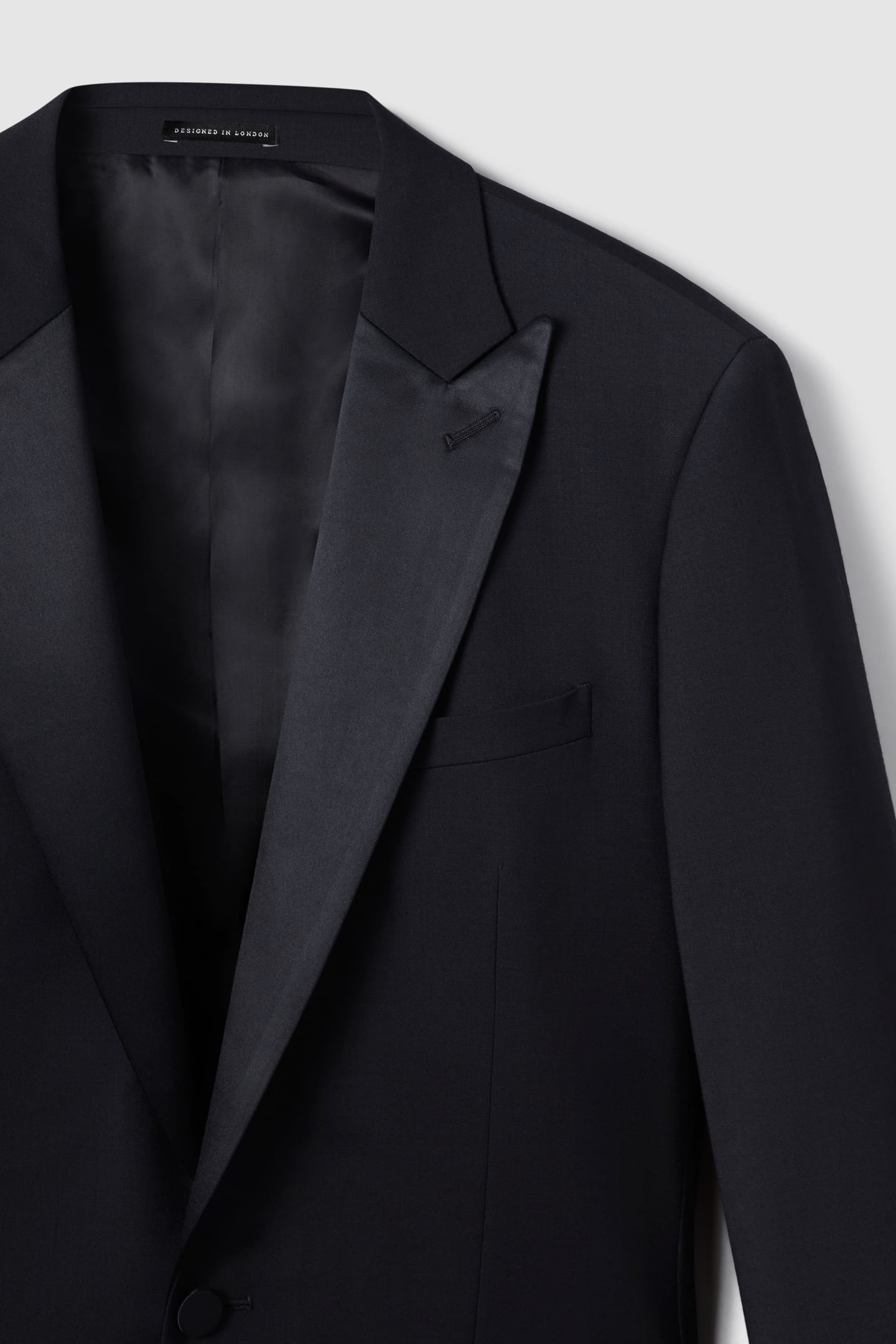 SB 1B SATIN PEAK SLIM TUX JACKET NAVY 6