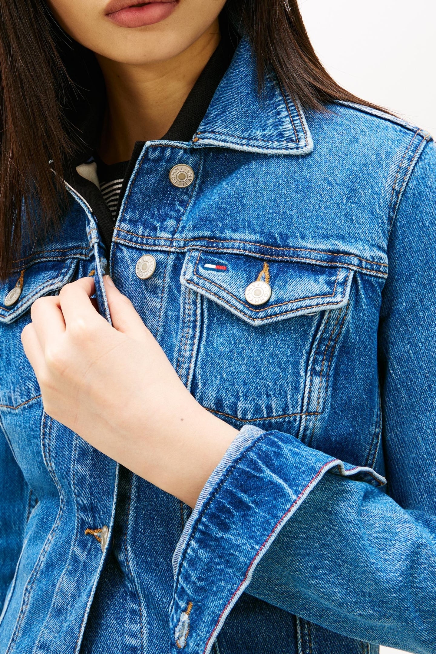 VIVIANNE SKIN JACKET DENIM MEDIUM 5