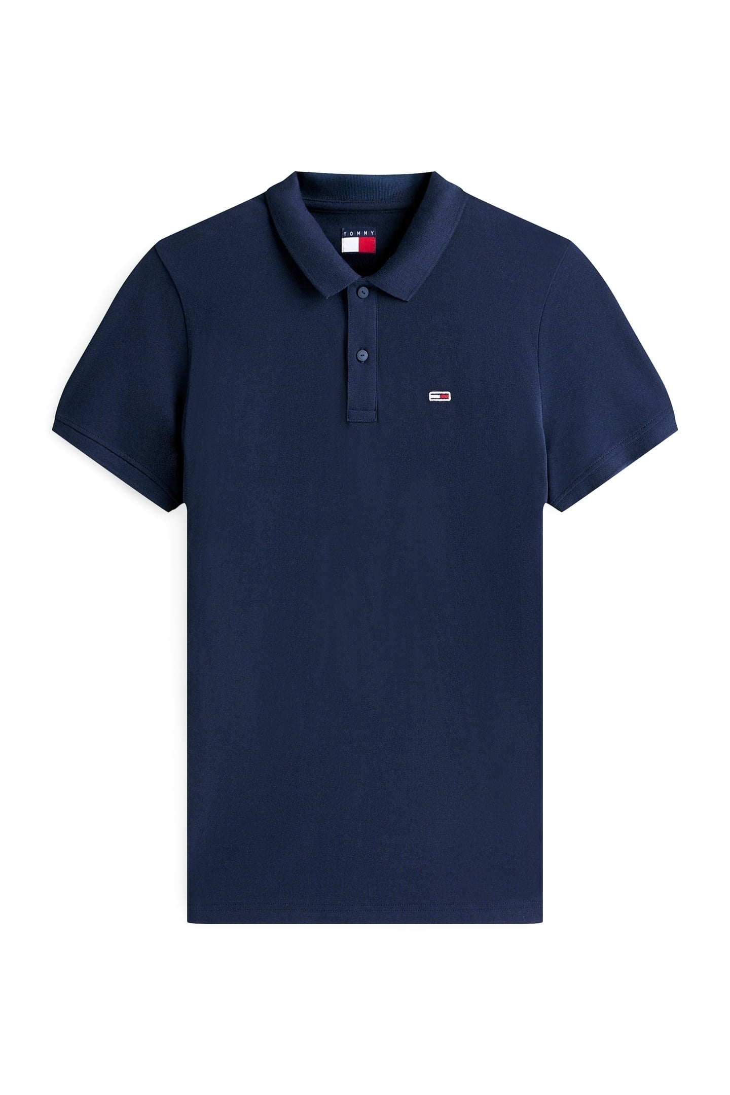 FLAG SLIM FIT PIQUE POLO SHIRT DARK NIGHT NAVY 4