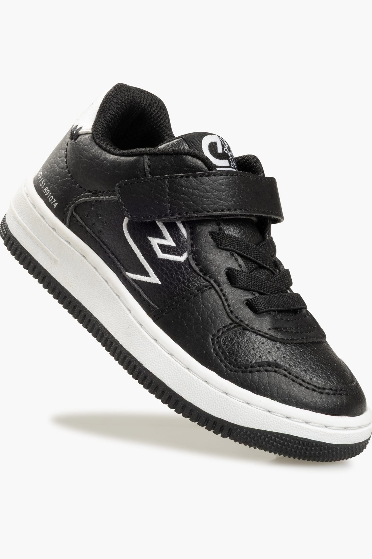 BOYS ROYAL C VELCRO BLACK / WHITE 4