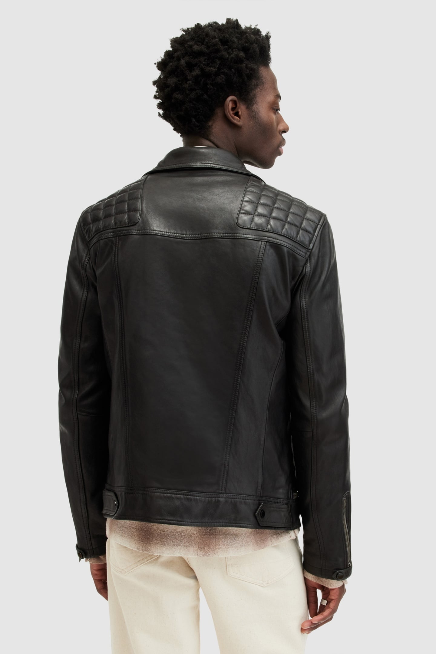 CONROY LTHR BIKER INK NAVY 2