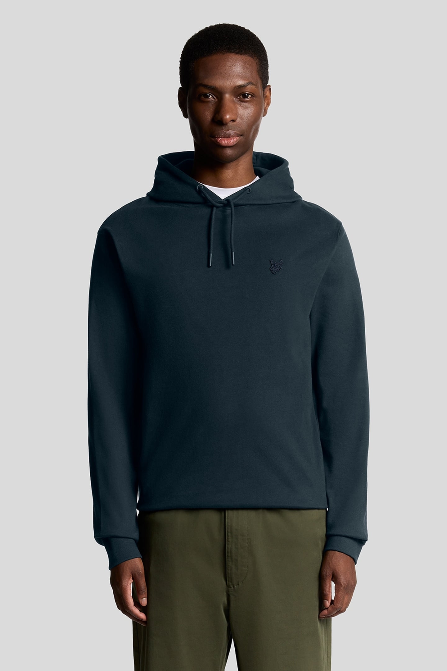 INTERLOCK PULLOVER HOODIE CARBON 2