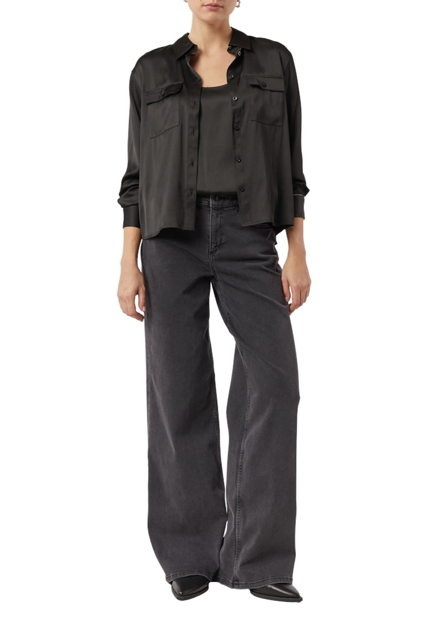 COMMA BLOUSES BLACK 2