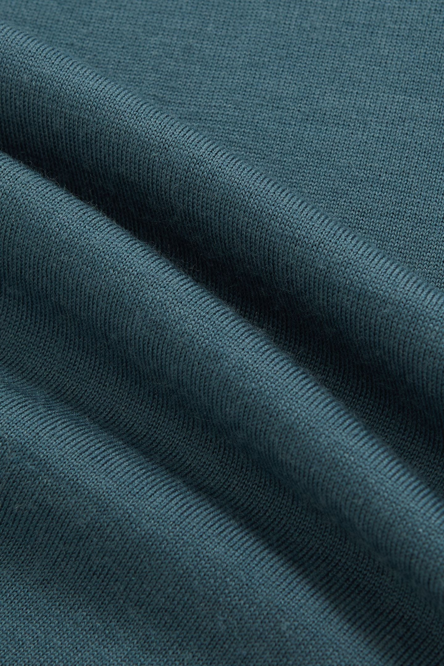 LS HALF ZIP FUNNEL MERINO WOOL JUMPER ORION BLUE 5