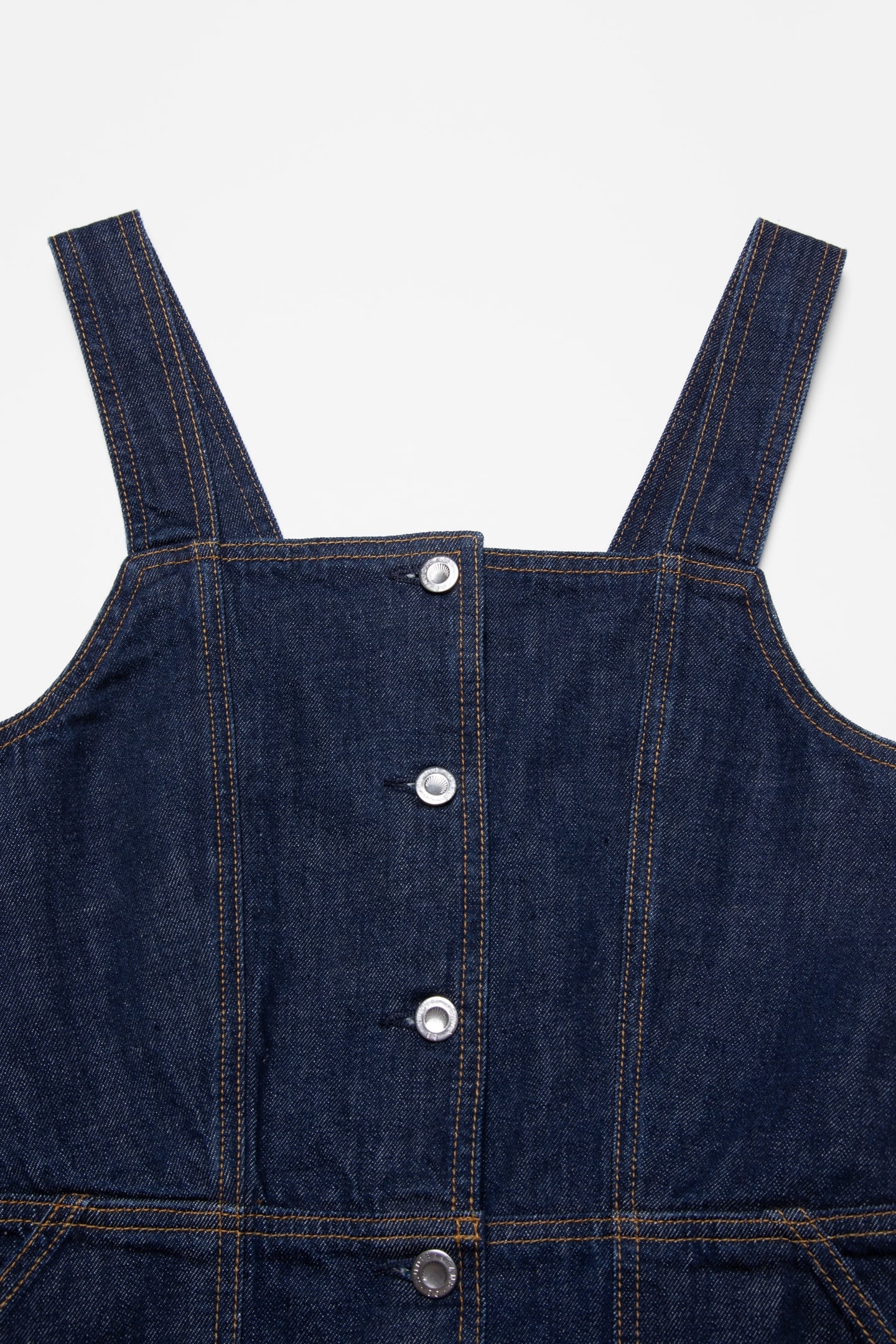 MONA DENIM DRESS 40S REDCAST DARK BLUE 5
