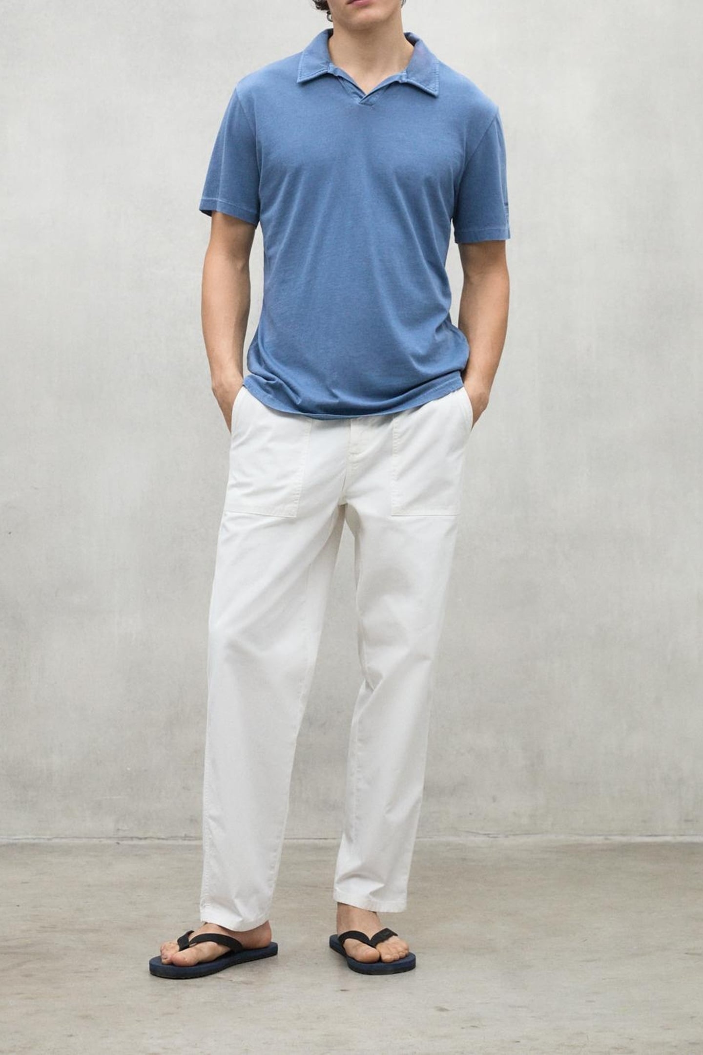 ENZOALF POLO LIGHT INDIGO 2