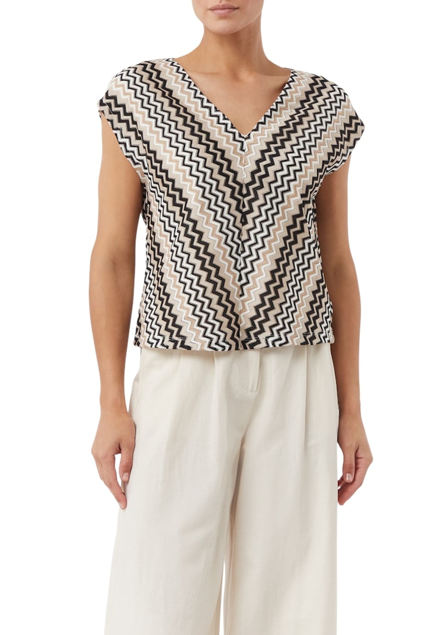 COMMA T-SHIRTS CRÈME 1