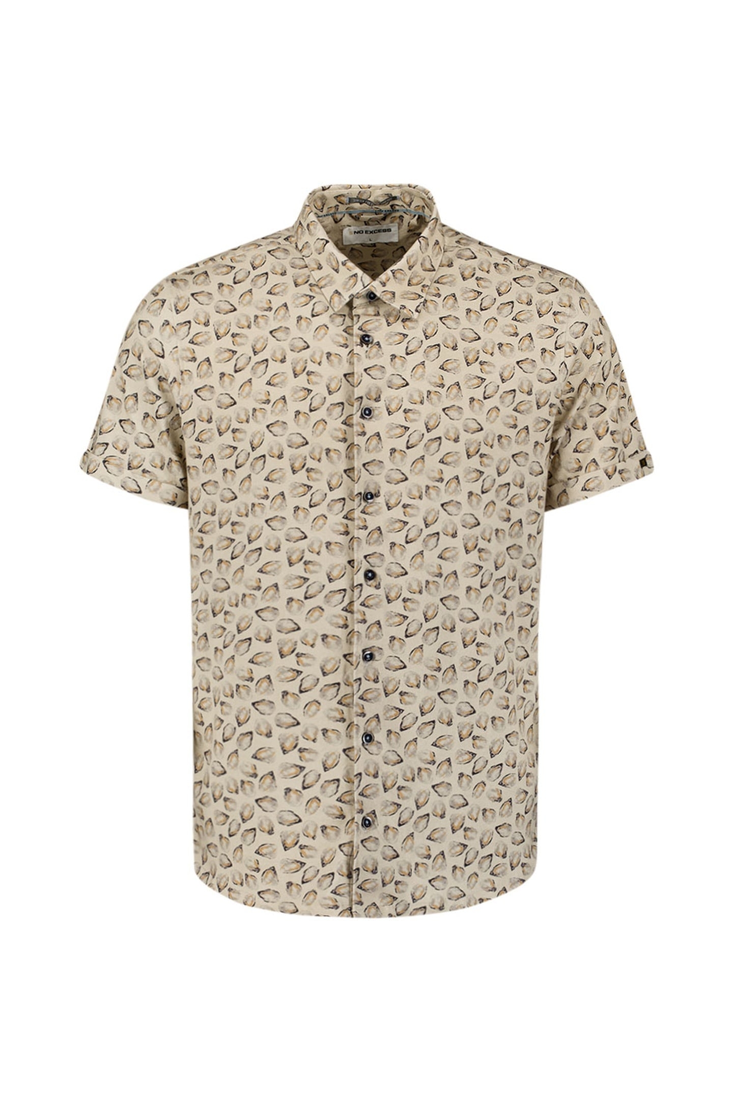 SHIRT SHORT SLEEVE JERSEY ALLOVER PRINTED SAND 5