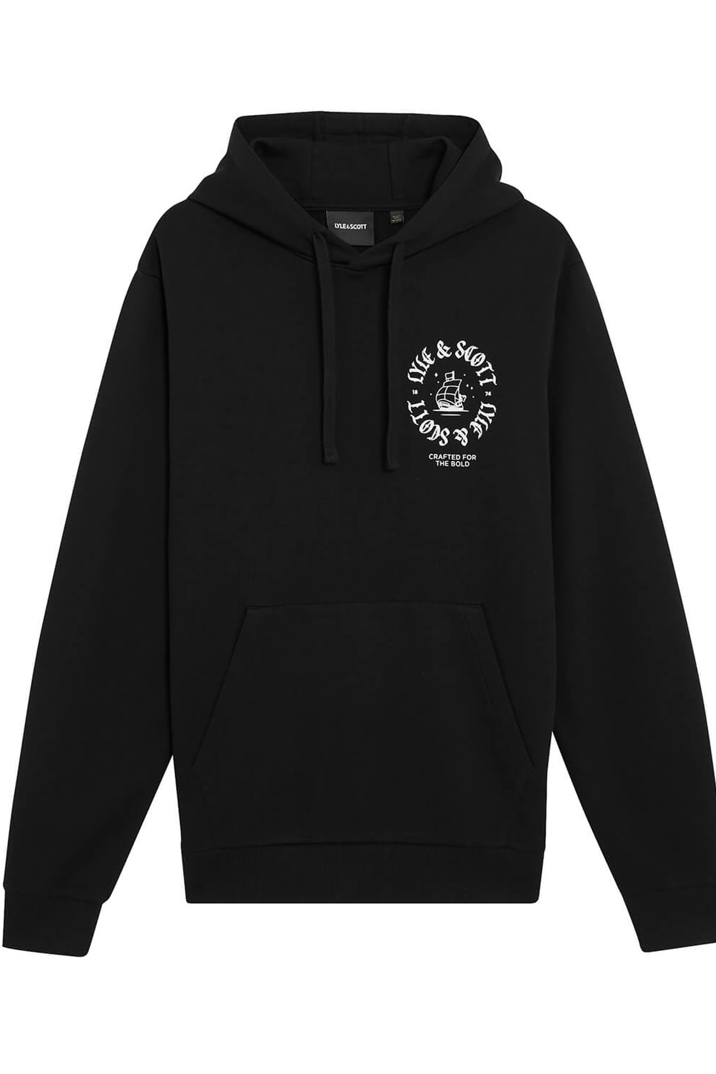 SHIP INSIGNIA GRAPHIC HOODIE JET BLACK 4
