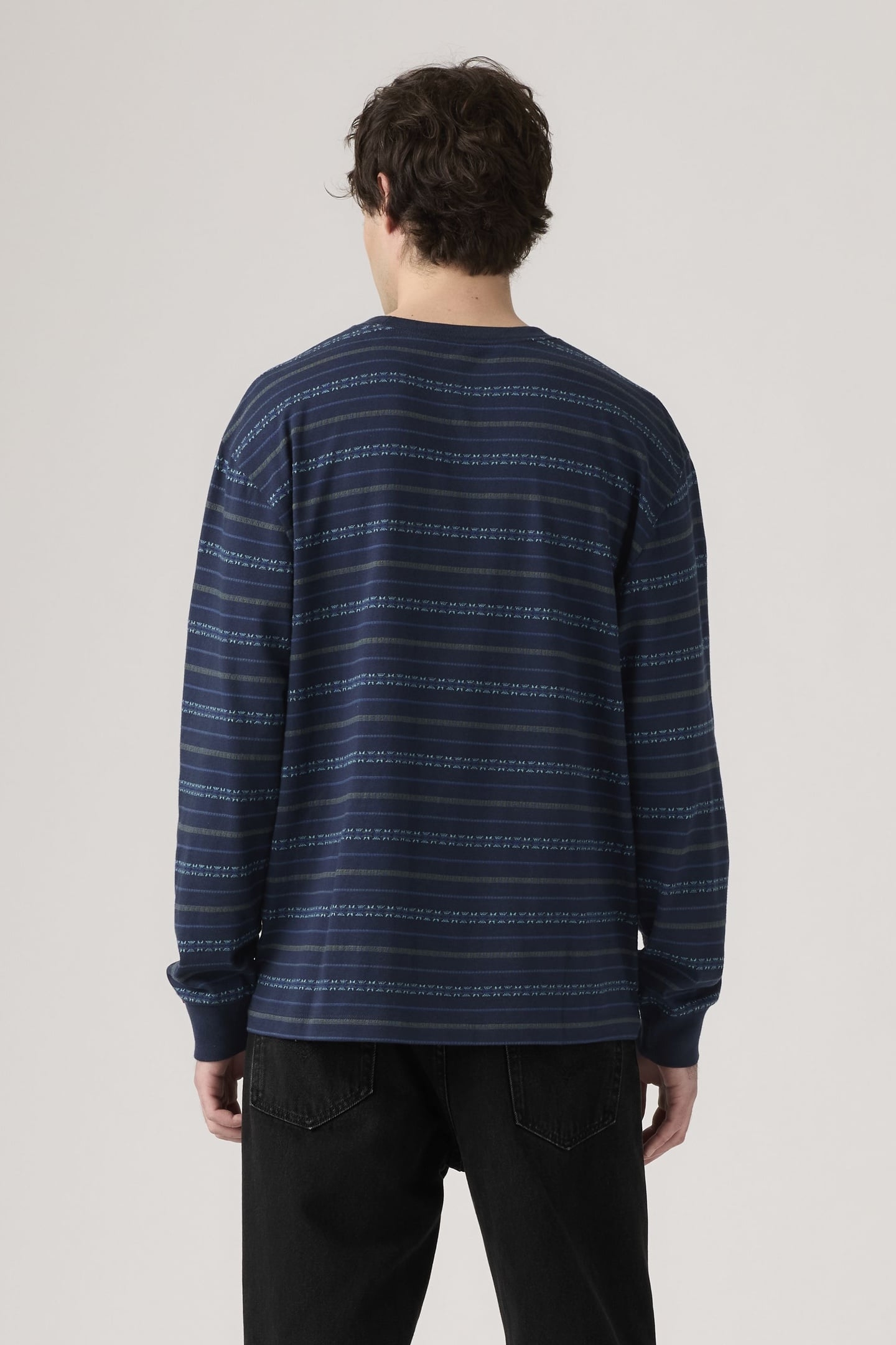 LONG SLEEVE GRAPHIC AUTHENTIC TEE BROWN 3