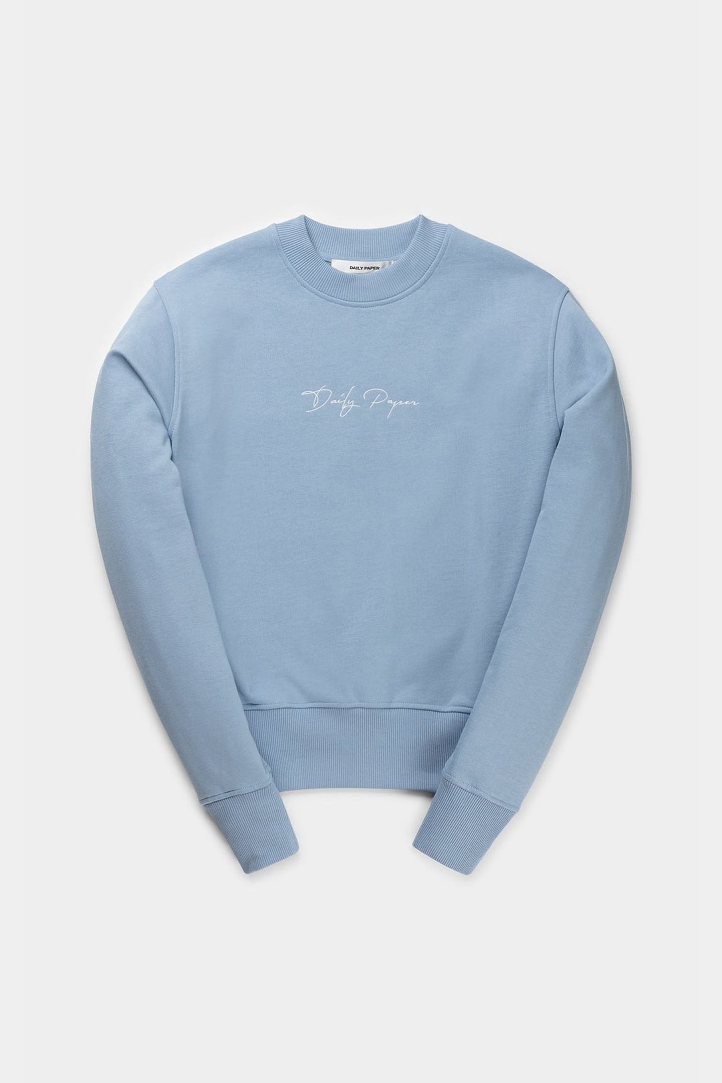 EVVIE SWEAT SCRIPT RAINWASHED BLUE 3