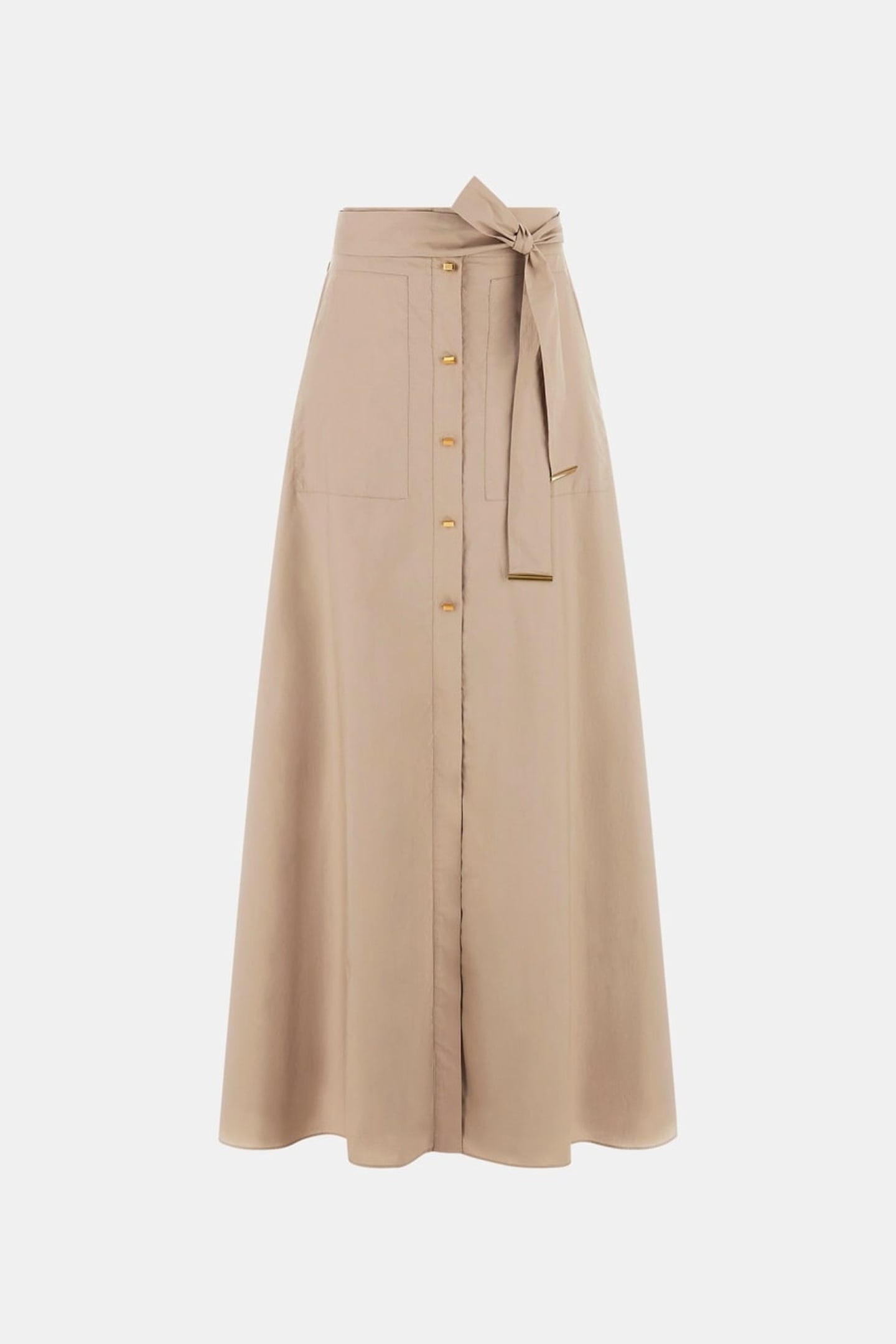 MARCIANO BY GUESS PAT LONG SKIRT NATURAL ALMOND 4