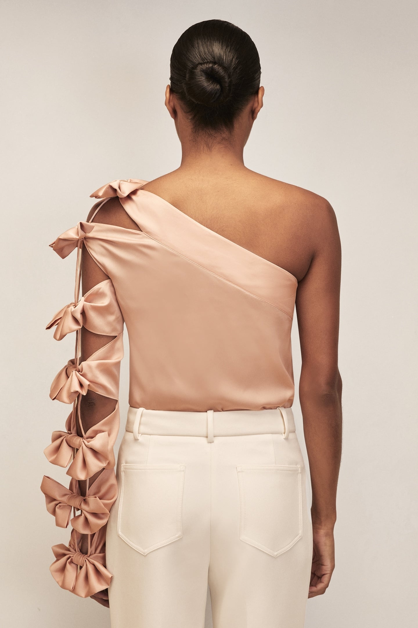 BOW SLEEVE TOP PALE PINK 2