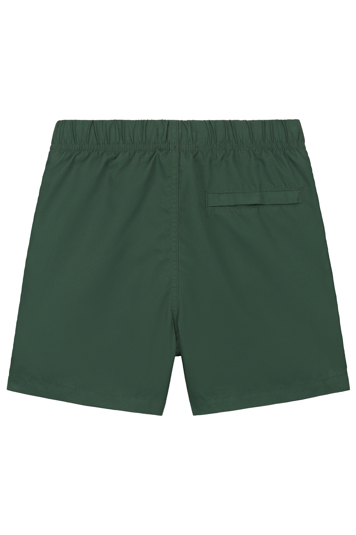 BOYS MILO SWIM SHORTS 4 INCH SOLID GREEN LEAF 3