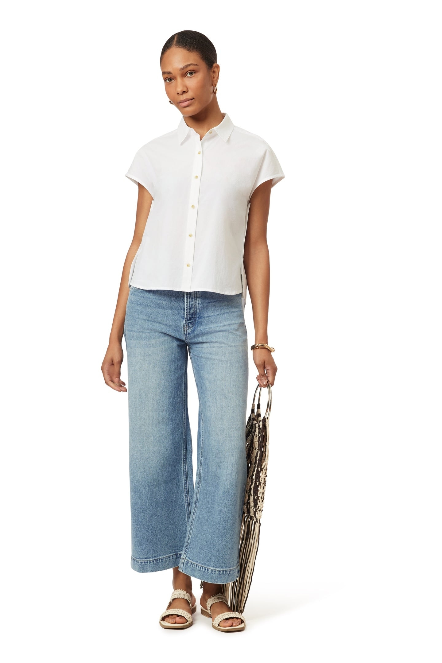 DOLMAN SLEEVE SHIRT BRILLIANT WHITE 4