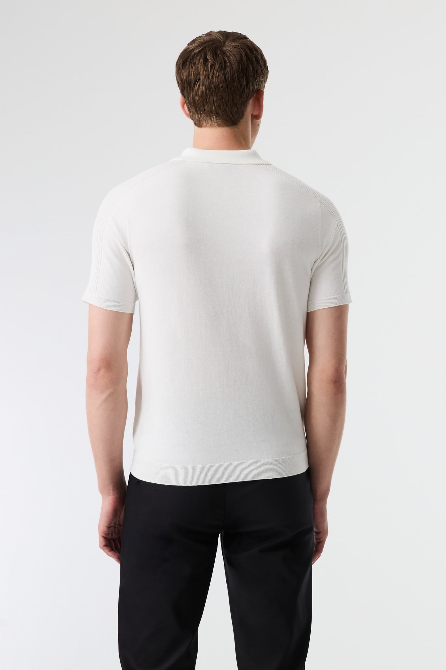 FOTOL V1.Y9.01 FLAT-KNIT-SHIRT OFF-WHITE 2