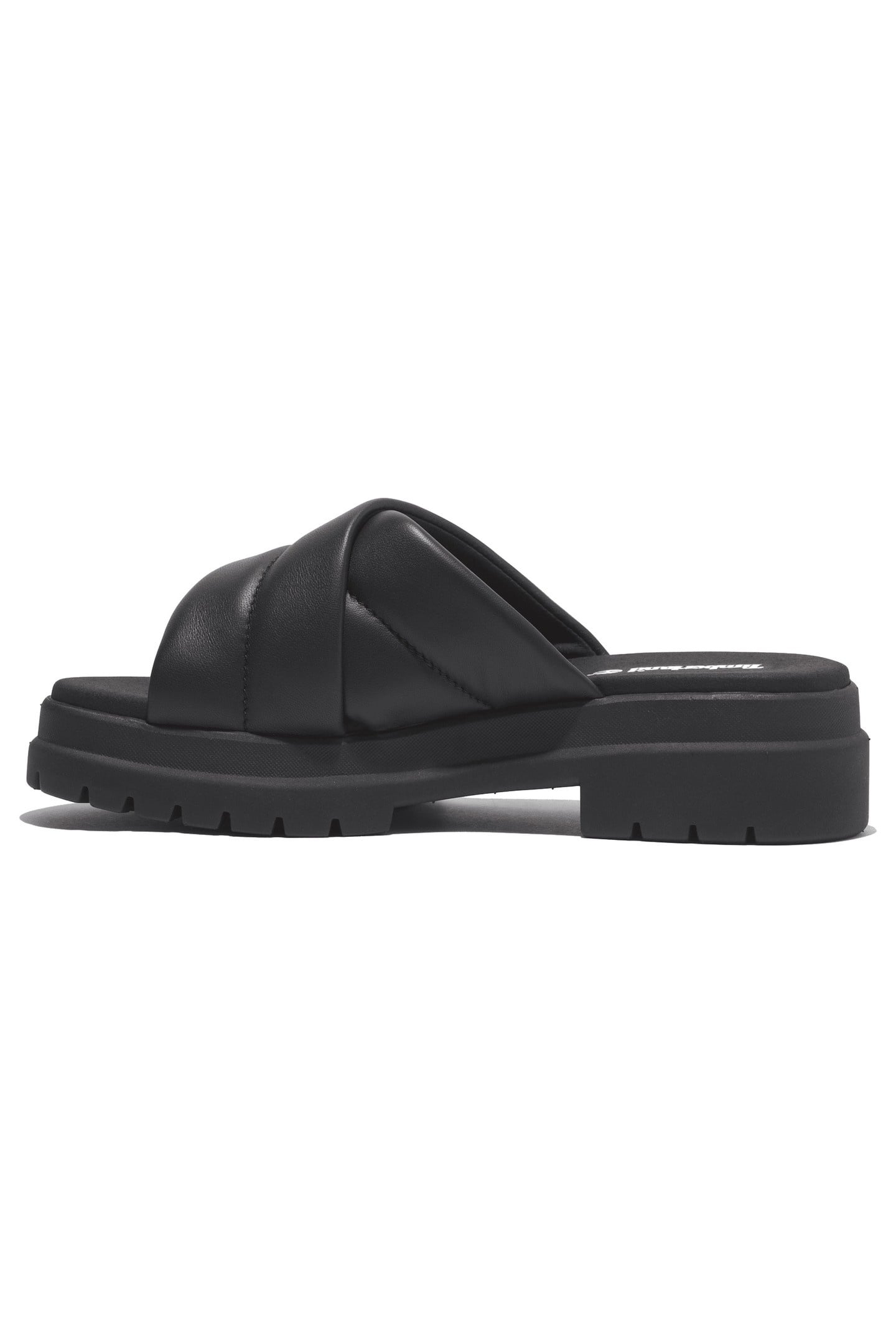 LONDON VIBE SLIDE SANDAL BLACK FULL GRAIN 8