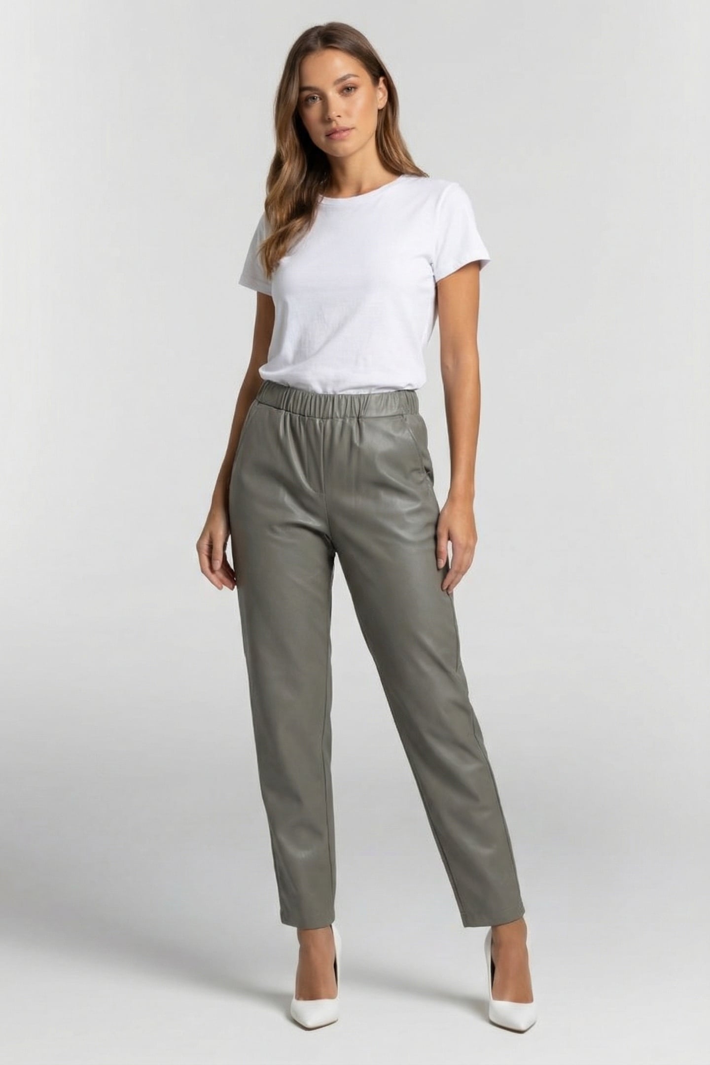 SALLY PANTS MUD GREEN 1