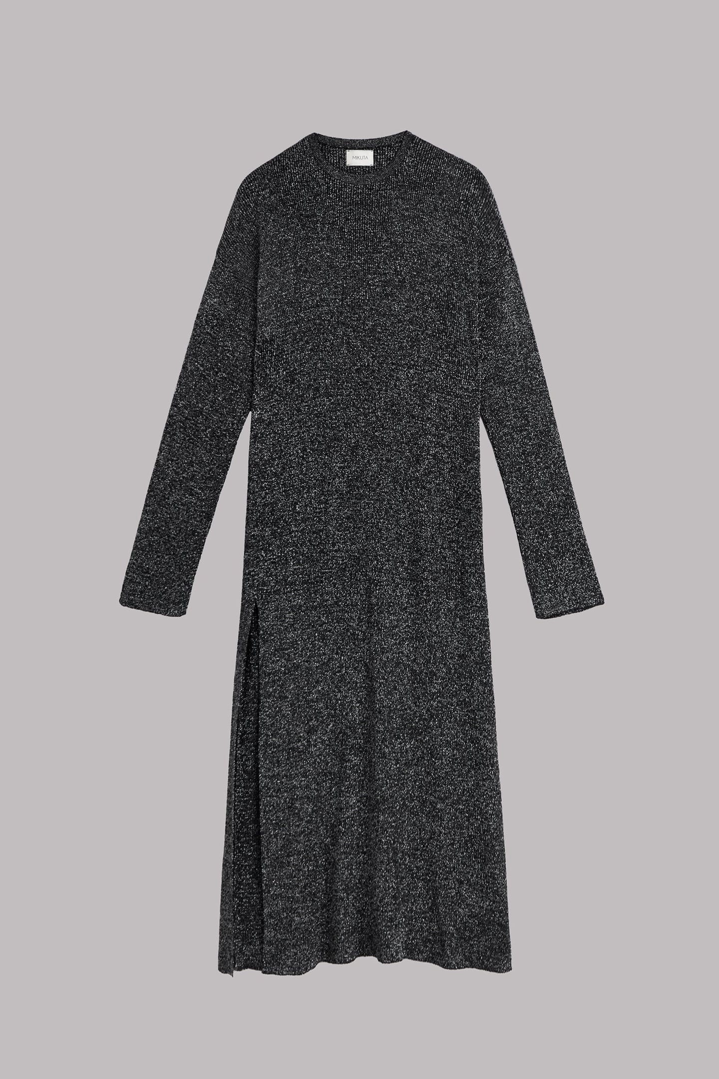 THE SILVER SPARKLY LOOSE LONGSLEEVE DRESS 3