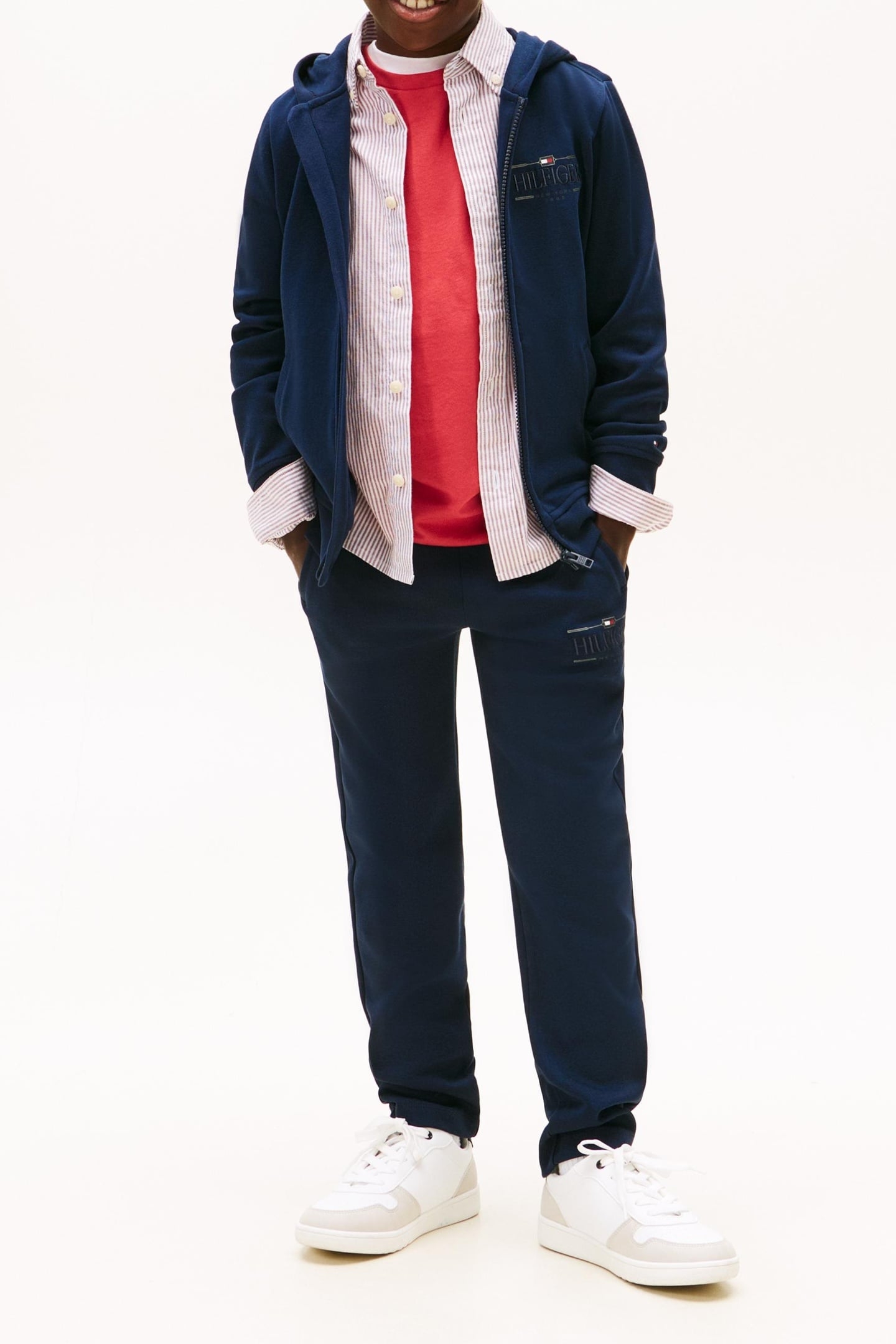 BOYS TOMMY ICONS SWEATPANTS DARK NIGHT NAVY 3