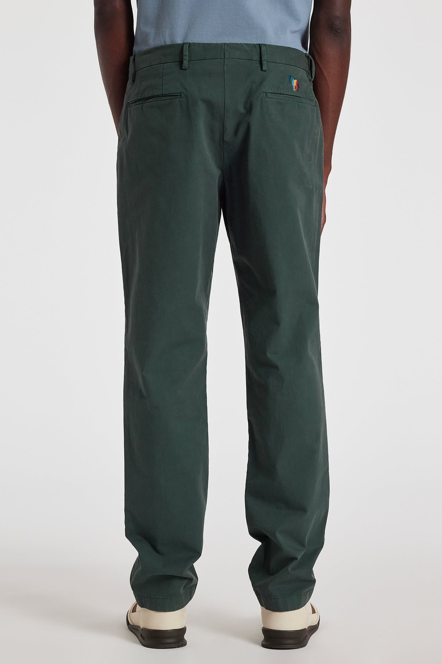 MID FIT CLEAN CHINO VERY DARK GREEN 2