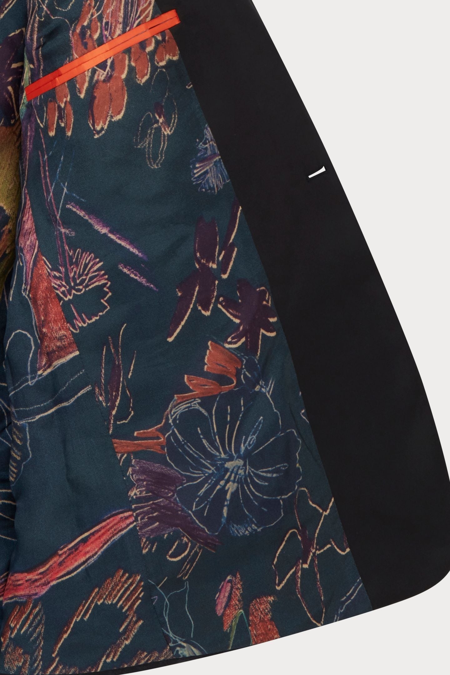 EVENING 1BTN JACKET BLACK MELANGE 8