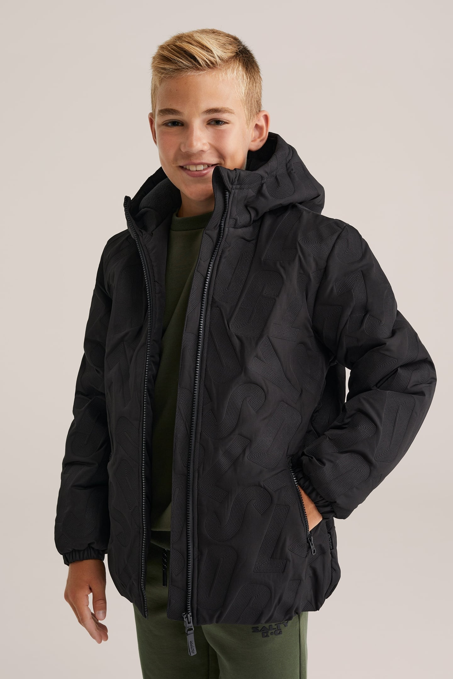 JACKET MIDLONG BLACK 1